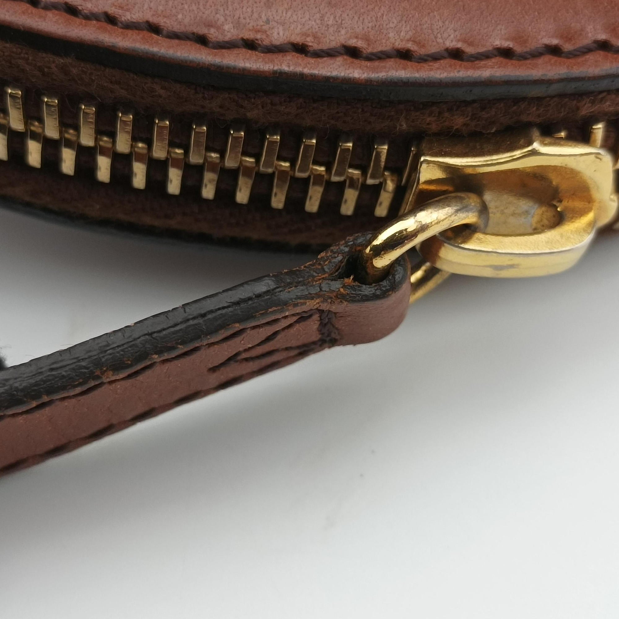 Pre-owned Burberry Orchard Brown Leather  shoulderbag | stylenewstar