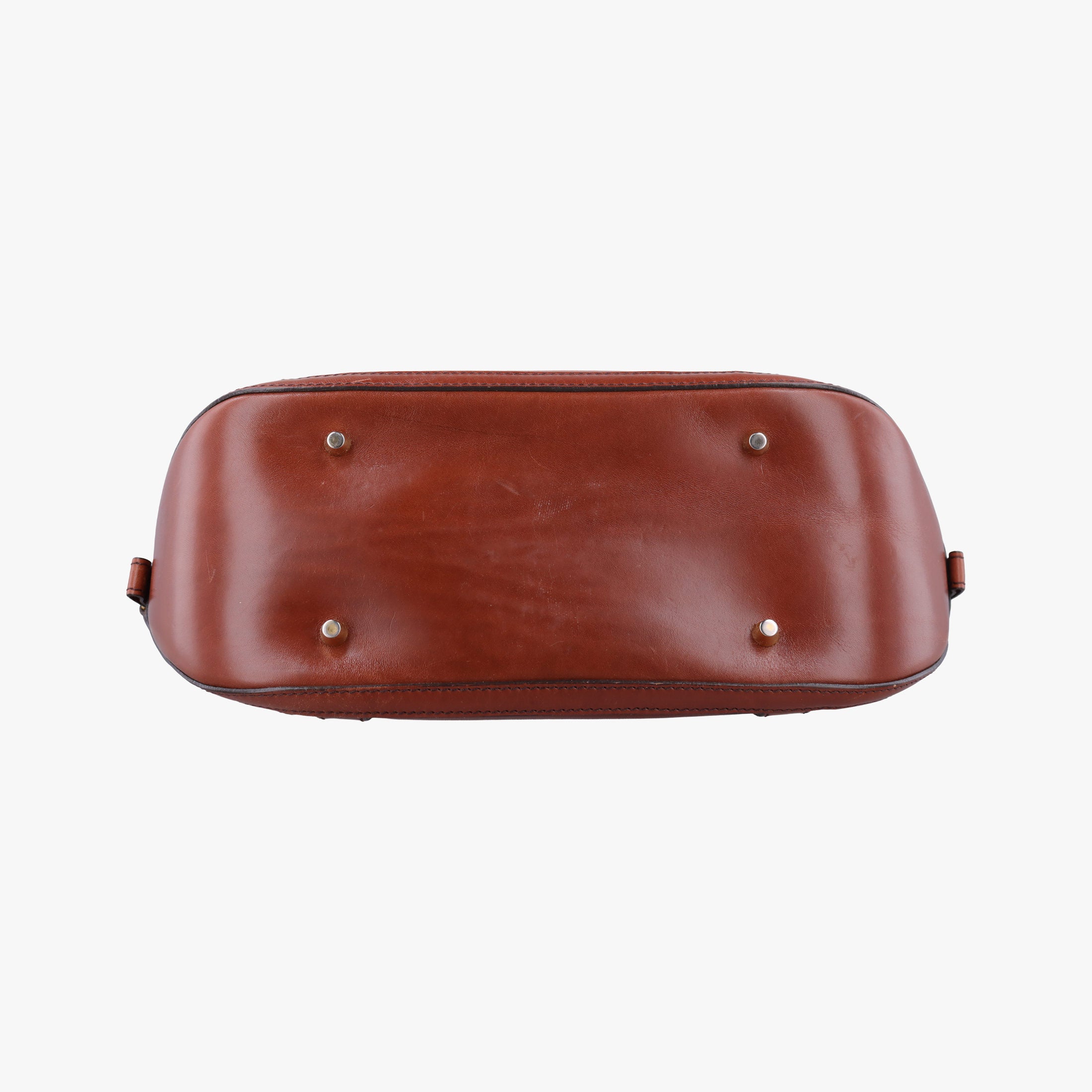 Pre-owned Burberry Orchard Brown Leather  shoulderbag | stylenewstar