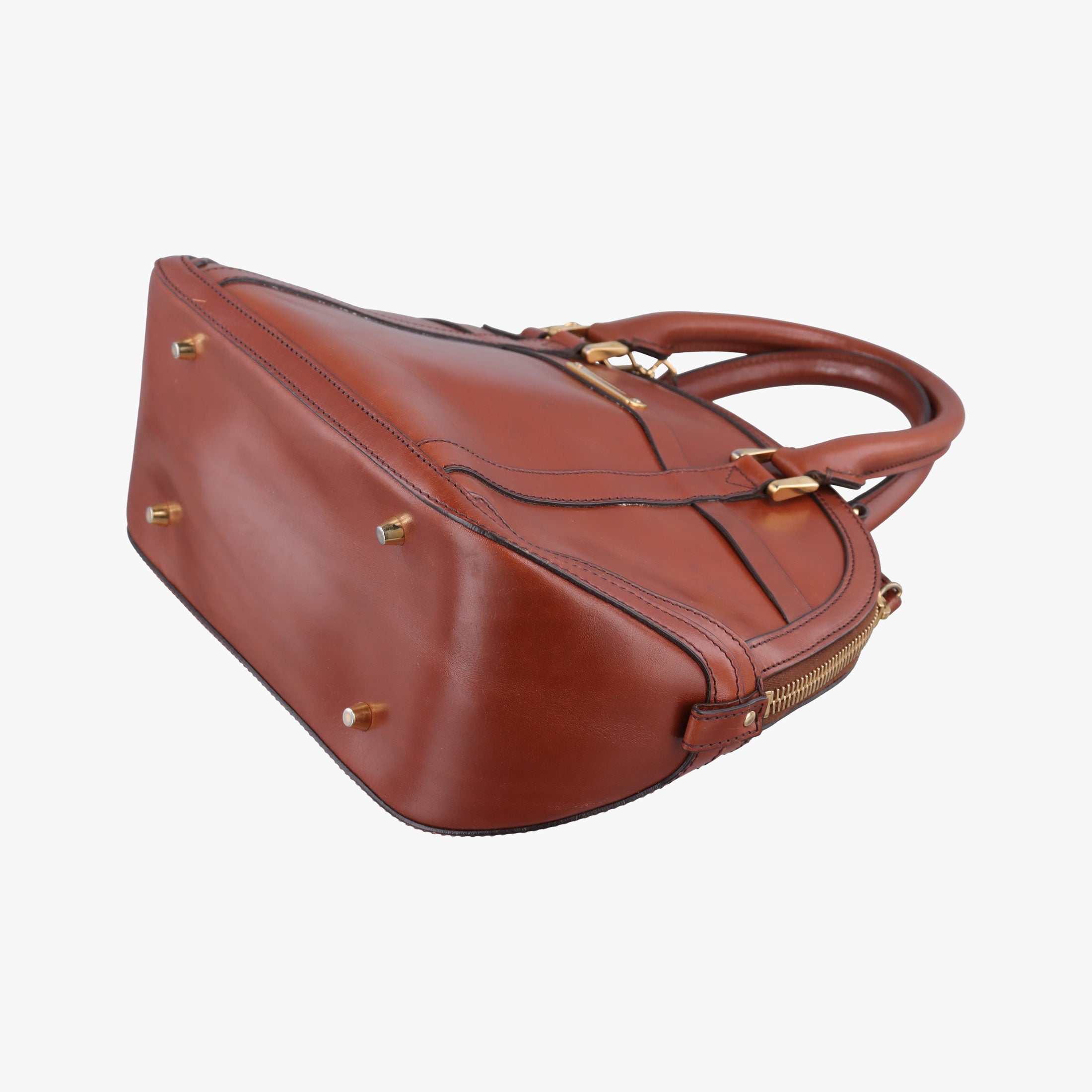 Pre-owned Burberry Orchard Brown Leather  shoulderbag | stylenewstar