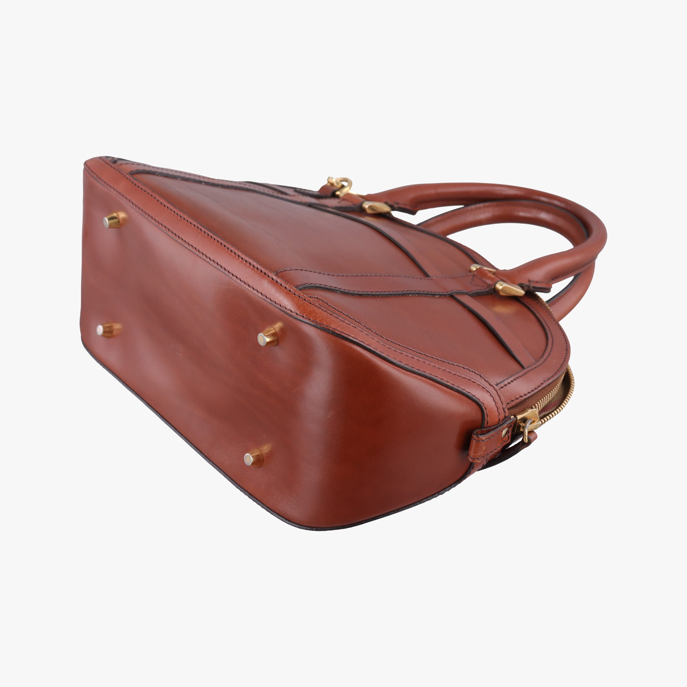 Pre-owned Burberry Orchard Brown Leather  shoulderbag | stylenewstar