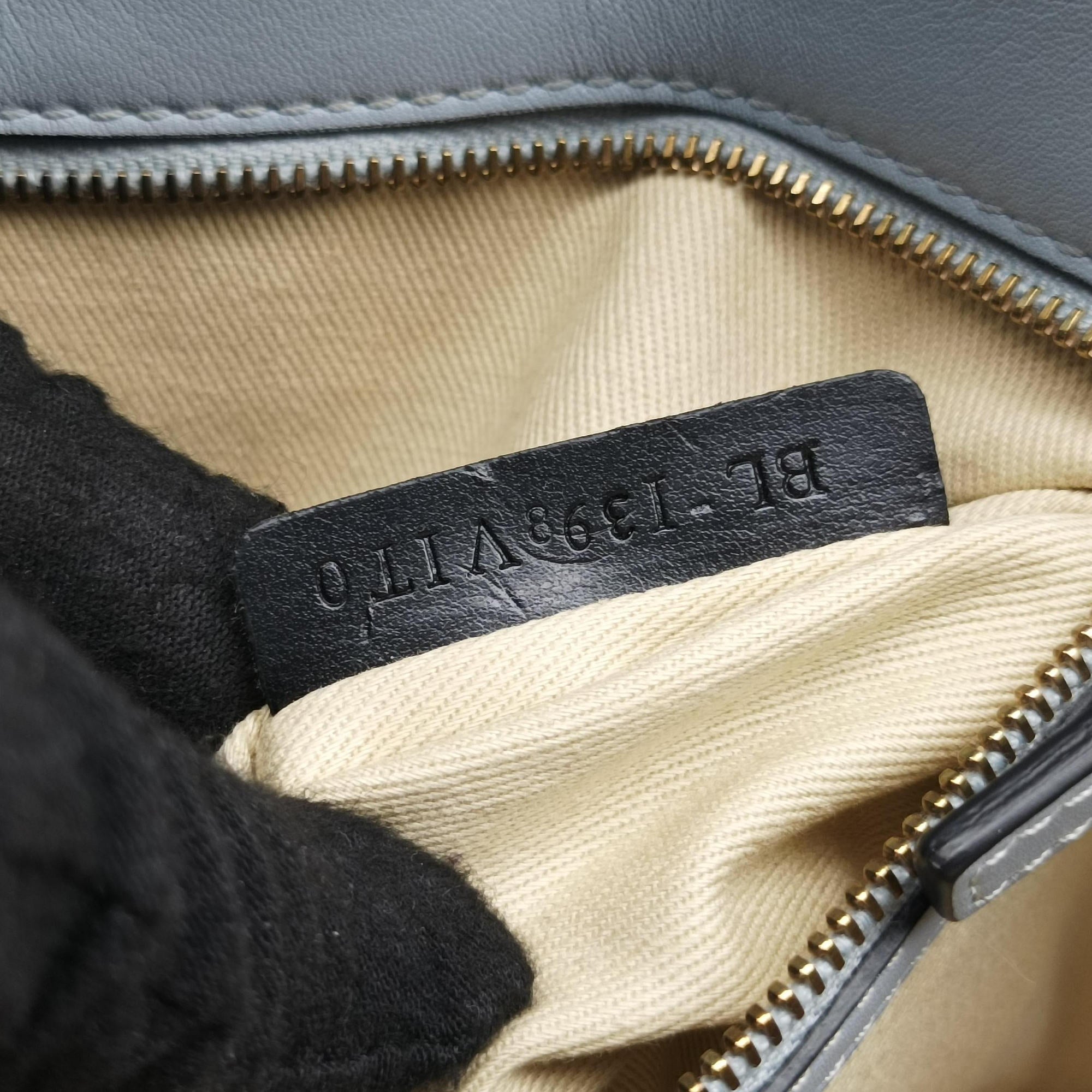 Vintage Valentino Rockstud　Glam Lock Grey Leather  shoulderbag | stylenewstar