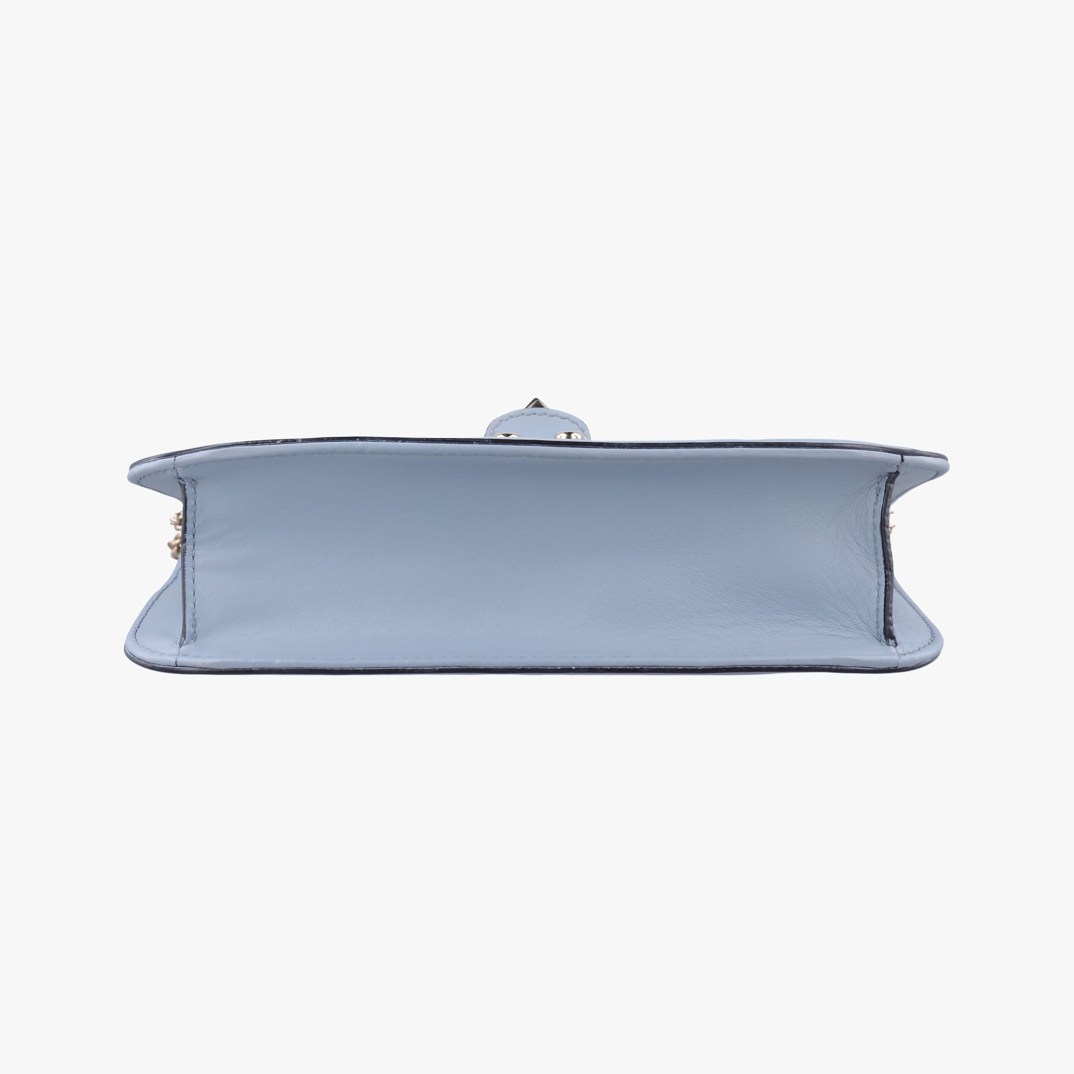 Vintage Valentino Rockstud　Glam Lock Grey Leather  shoulderbag | stylenewstar
