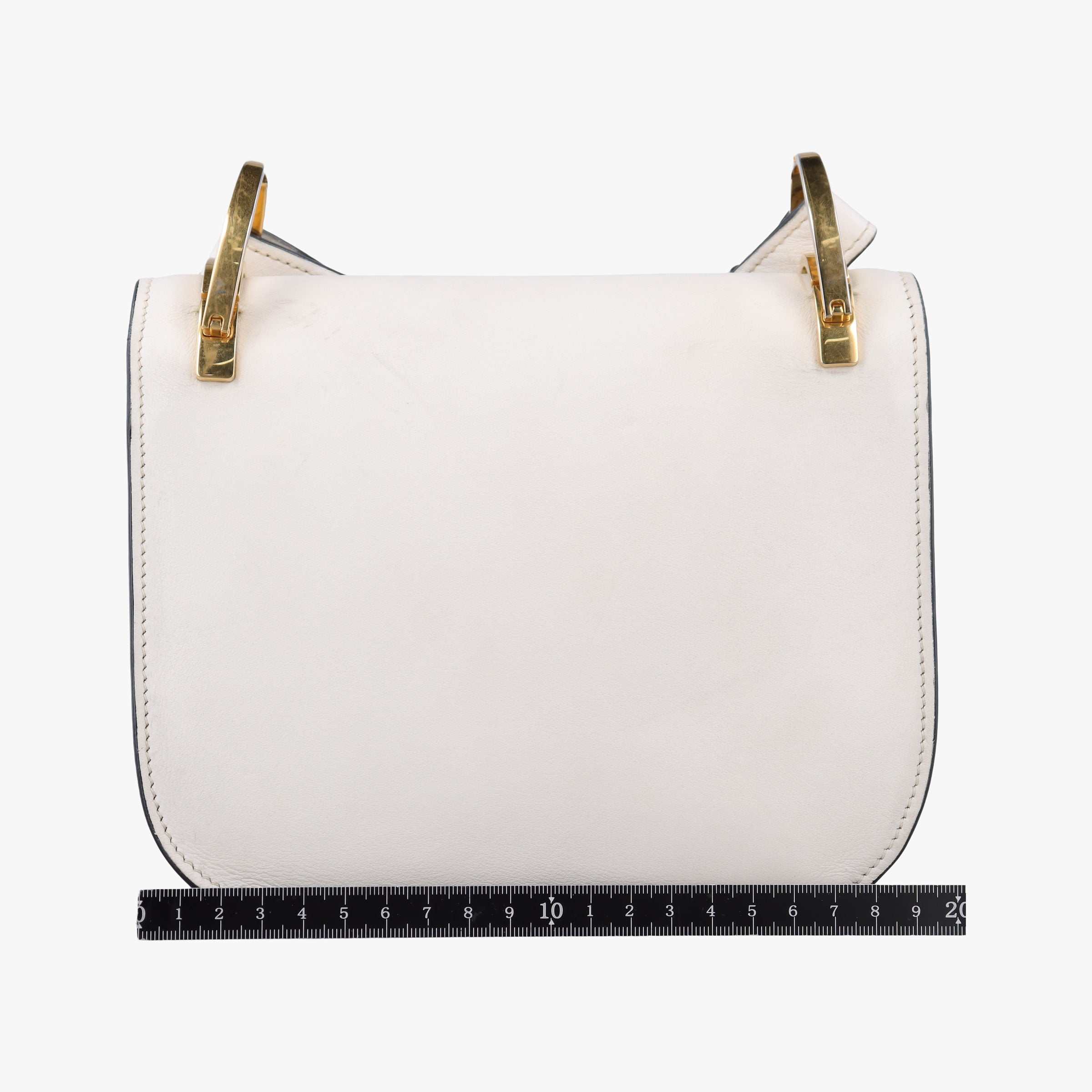 Pre-owned Prada pionniere White leather 1BD039 shoulderbag | stylenewstar