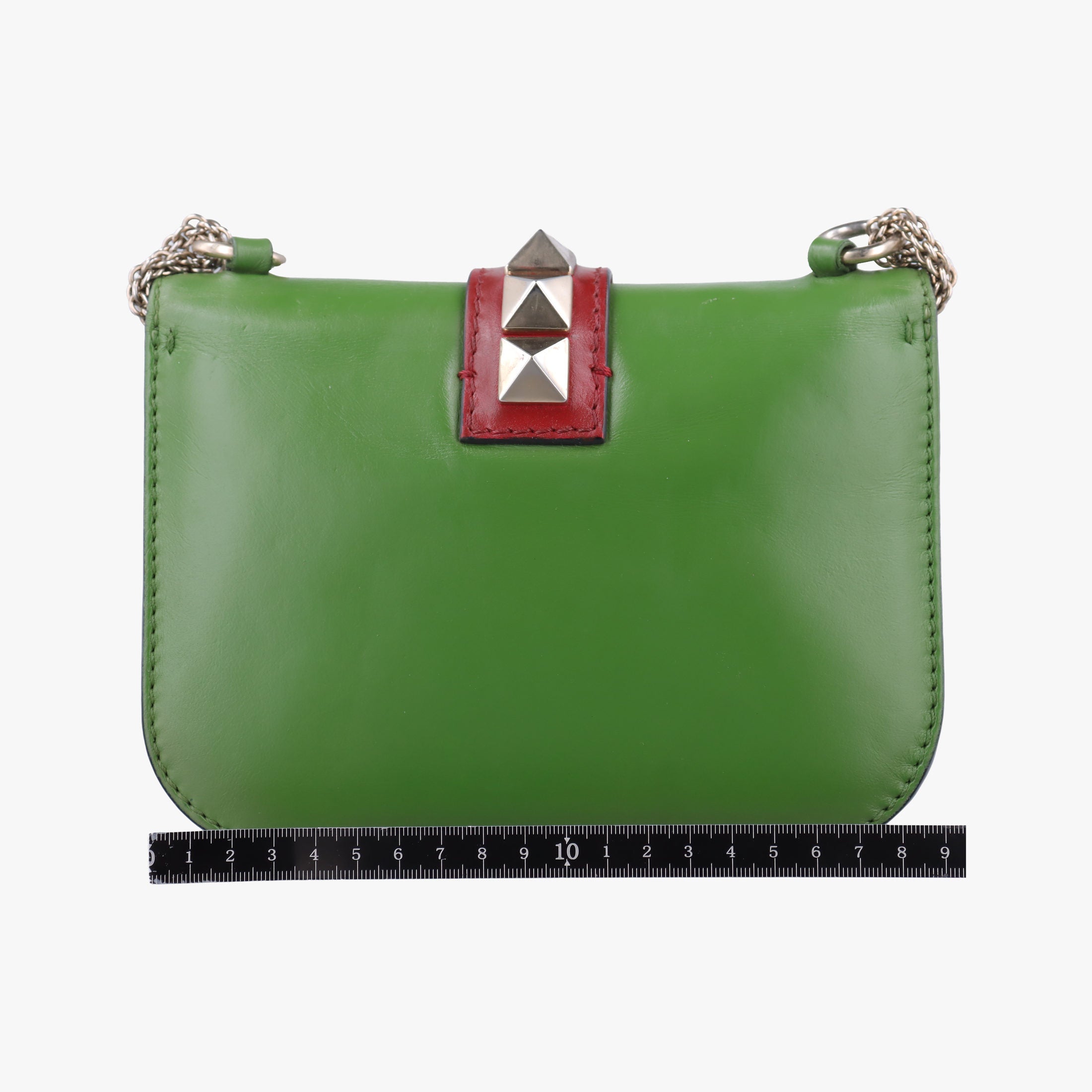 Secondhand Valentino Rockstud Glam Lock Multicolour Leather  shoulderbag | stylenewstar