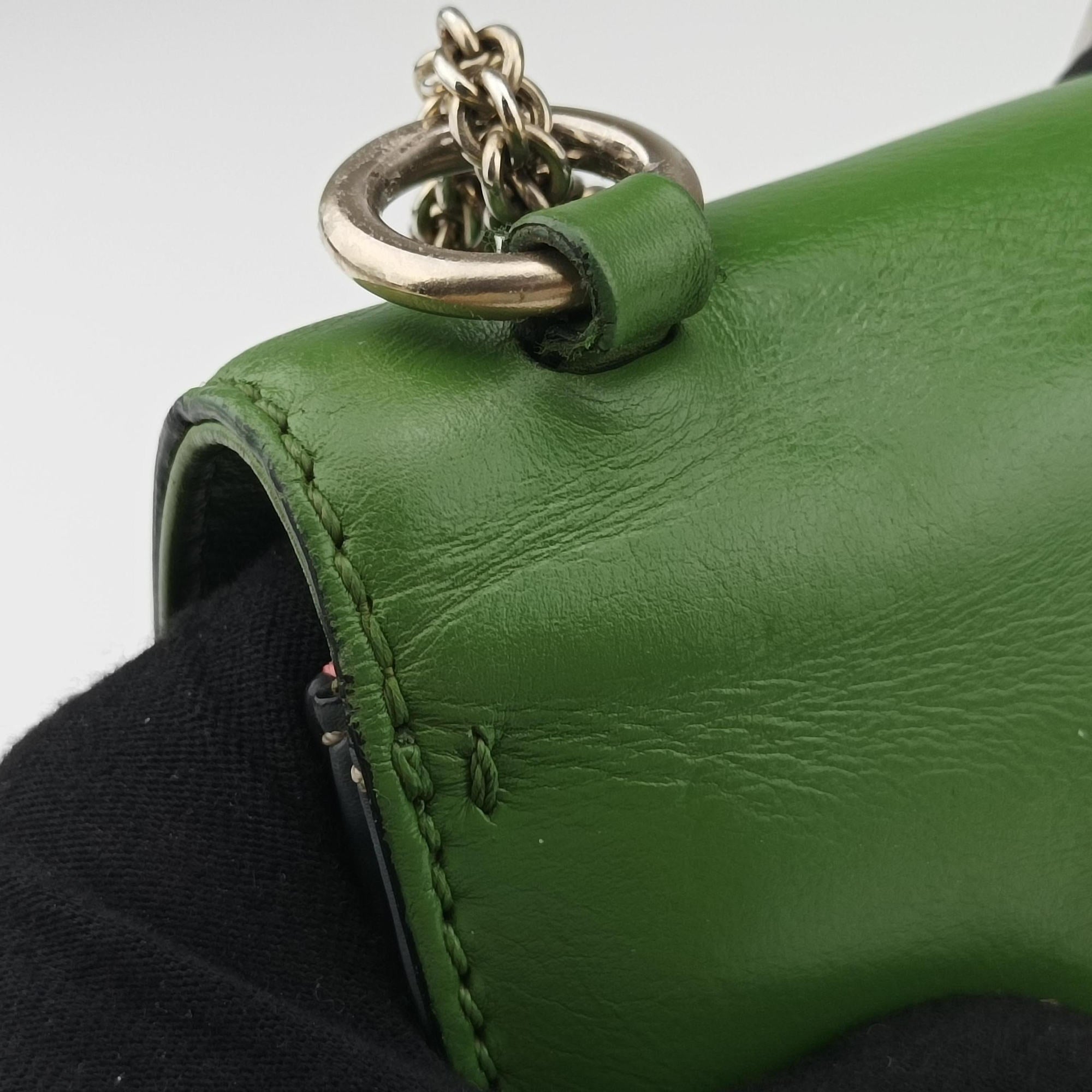 Secondhand Valentino Rockstud Glam Lock Multicolour Leather  shoulderbag | stylenewstar