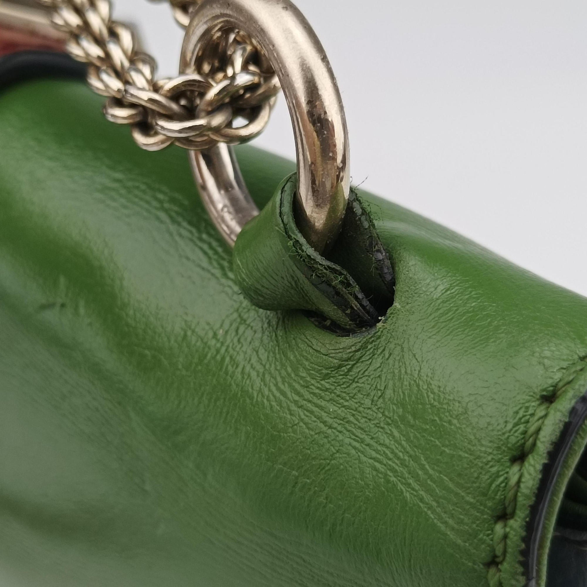 Secondhand Valentino Rockstud Glam Lock Multicolour Leather  shoulderbag | stylenewstar