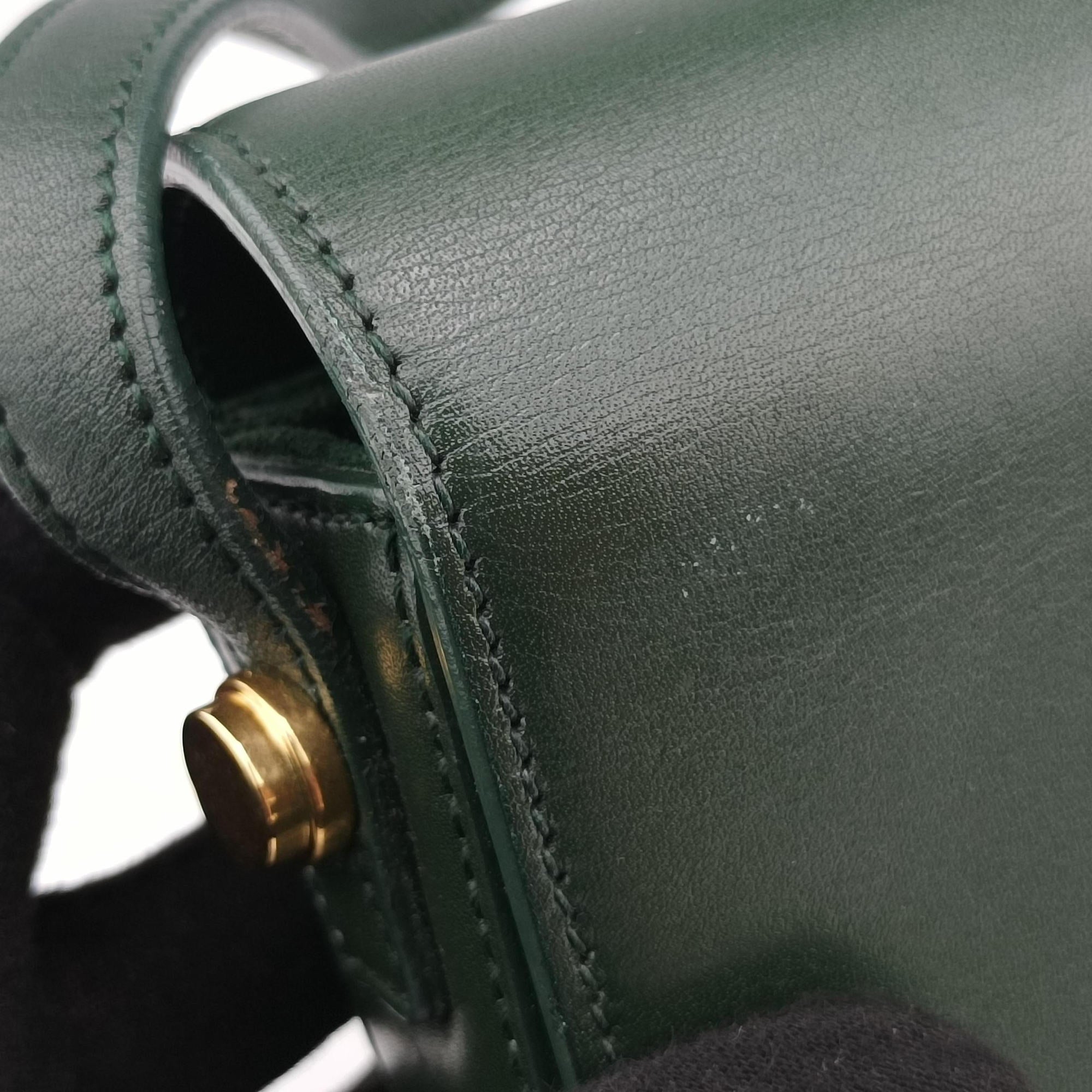 Pre-owned Yves Saint Laurent Classic Lulu Green Leather 318249 shoulderbag | stylenewstar