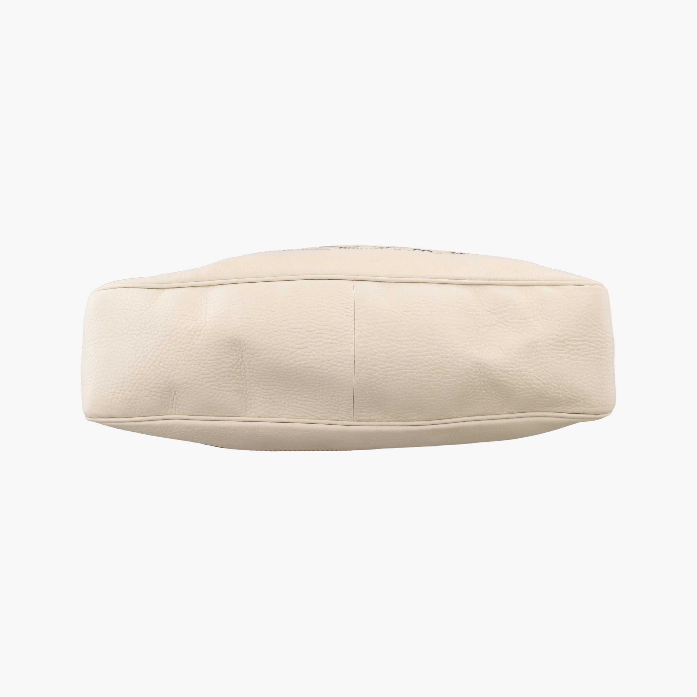 Pre-owned Gucci Bamboo Beige×White Canvas×Leather 282315 shoulderbag | stylenewstar