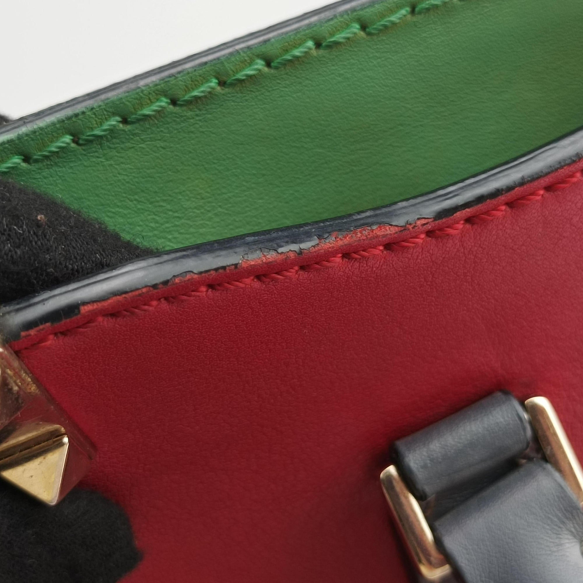 Pre-owned Valentino Rockstud Multicolour Leather  shoulderbag | stylenewstar