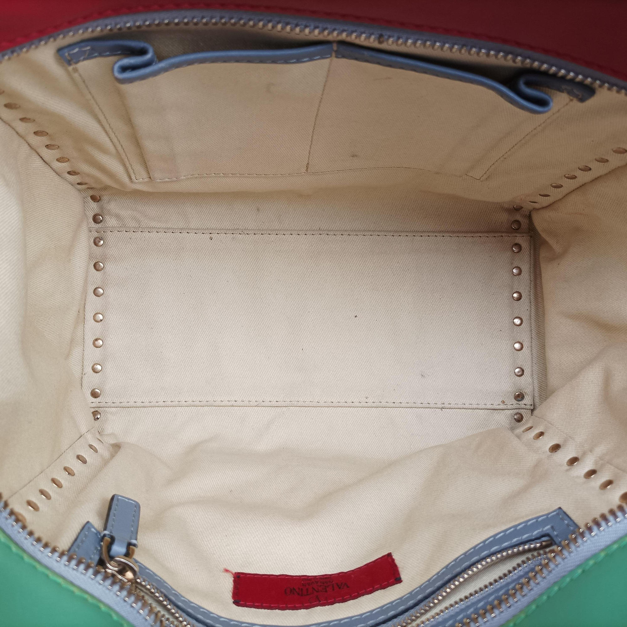 Pre-owned Valentino Rockstud Multicolour Leather  shoulderbag | stylenewstar