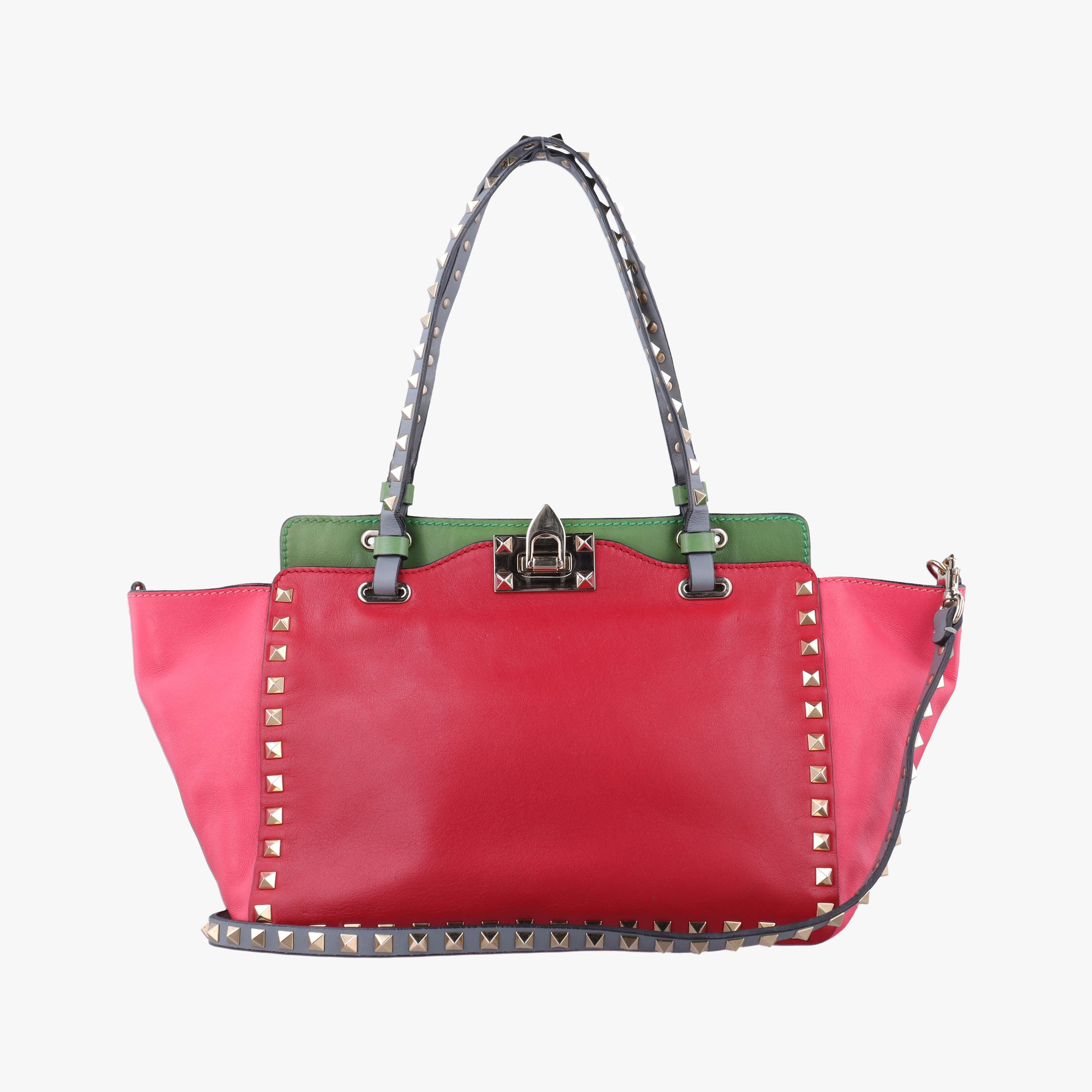 Secondhand Valentino Rockstud Multicolour Leather  shoulderbag | stylenewstar