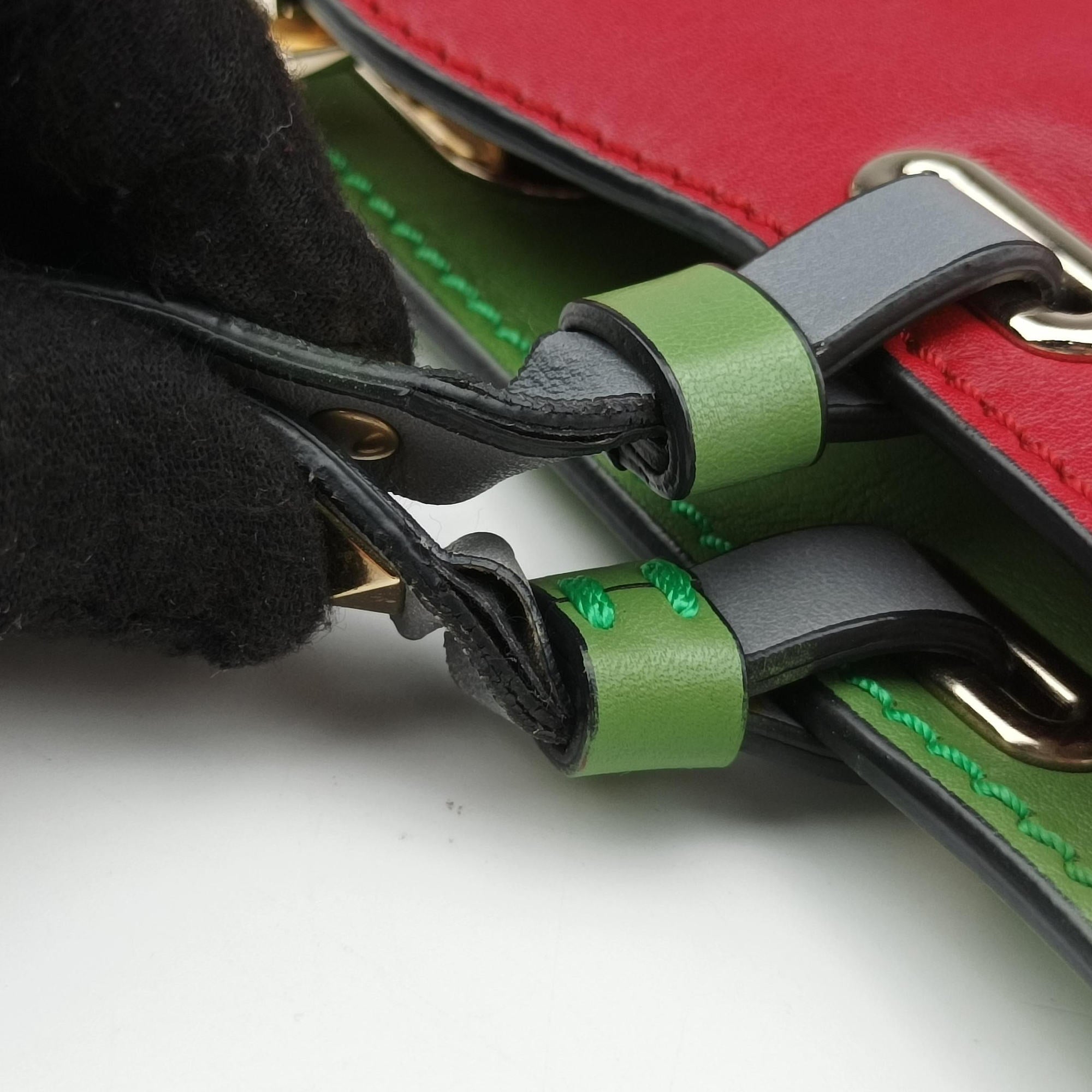 Secondhand Valentino Rockstud Multicolour Leather  shoulderbag | stylenewstar