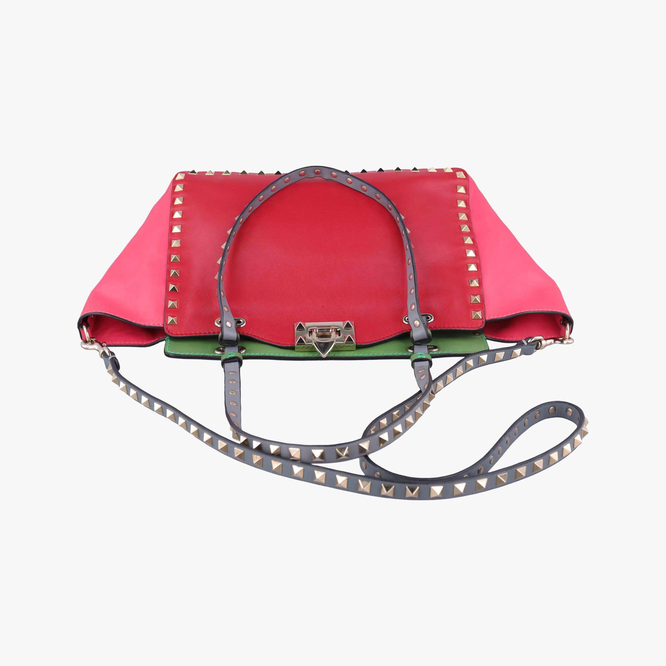 Secondhand Valentino Rockstud Multicolour Leather  shoulderbag | stylenewstar