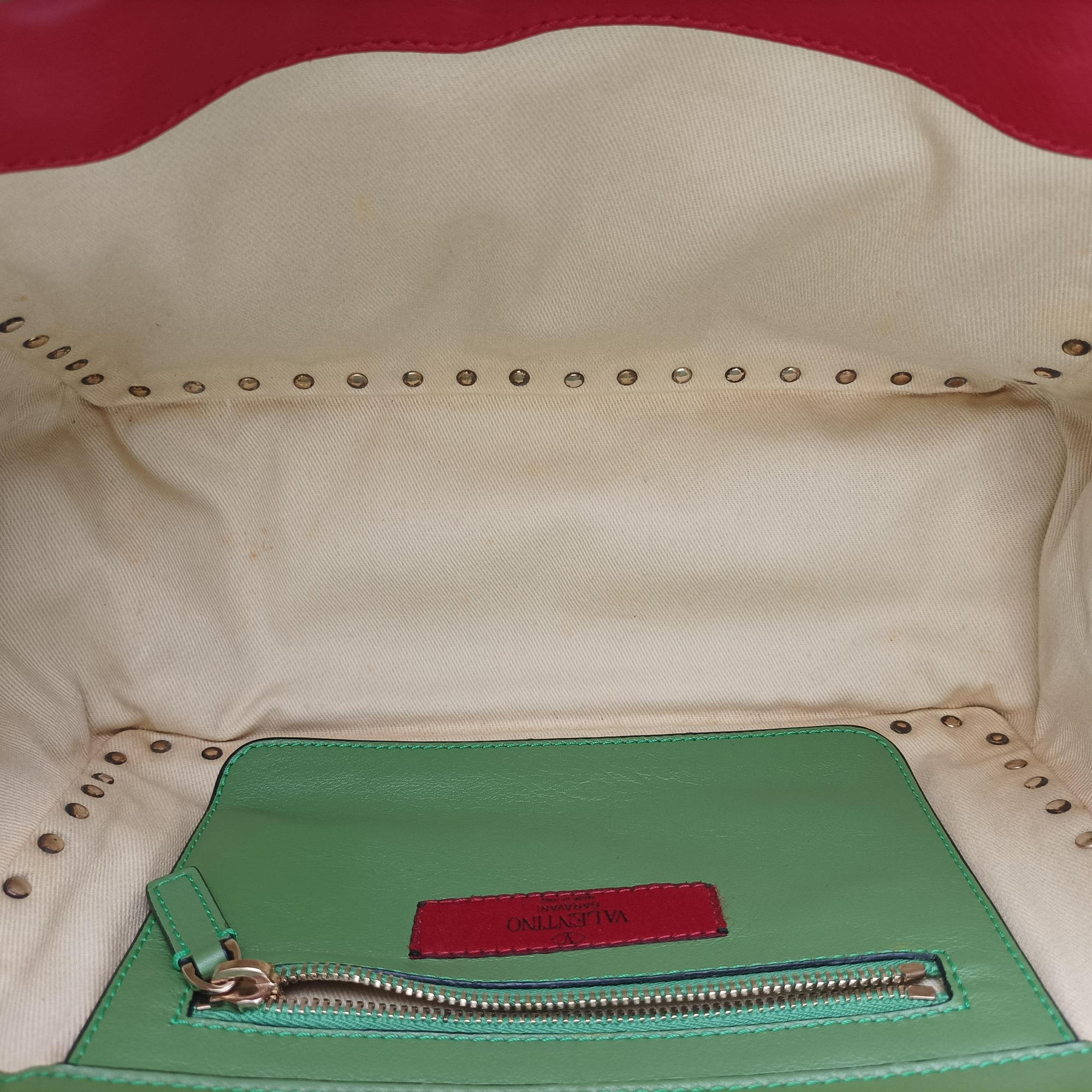 Secondhand Valentino Rockstud Multicolour Leather  shoulderbag | stylenewstar