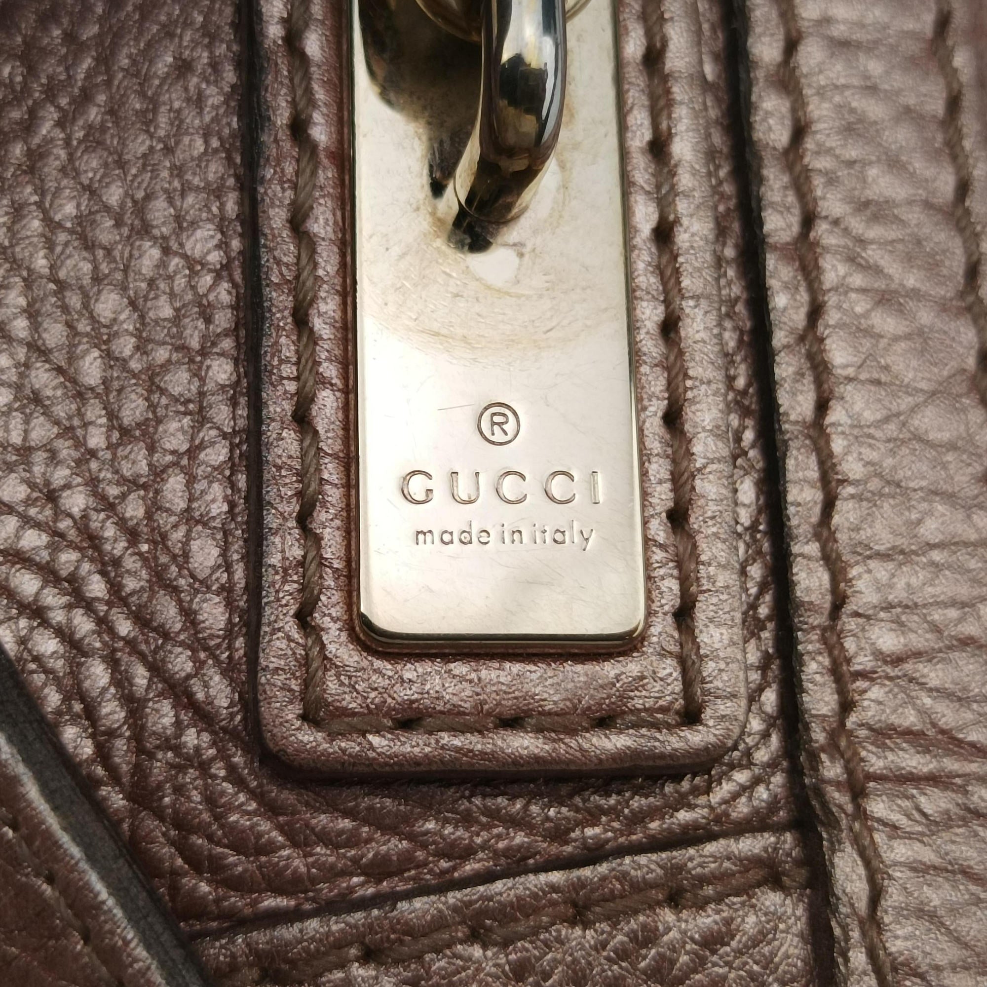Pre-owned Gucci Bella pink leather 282300 shoulderbag | stylenewstar