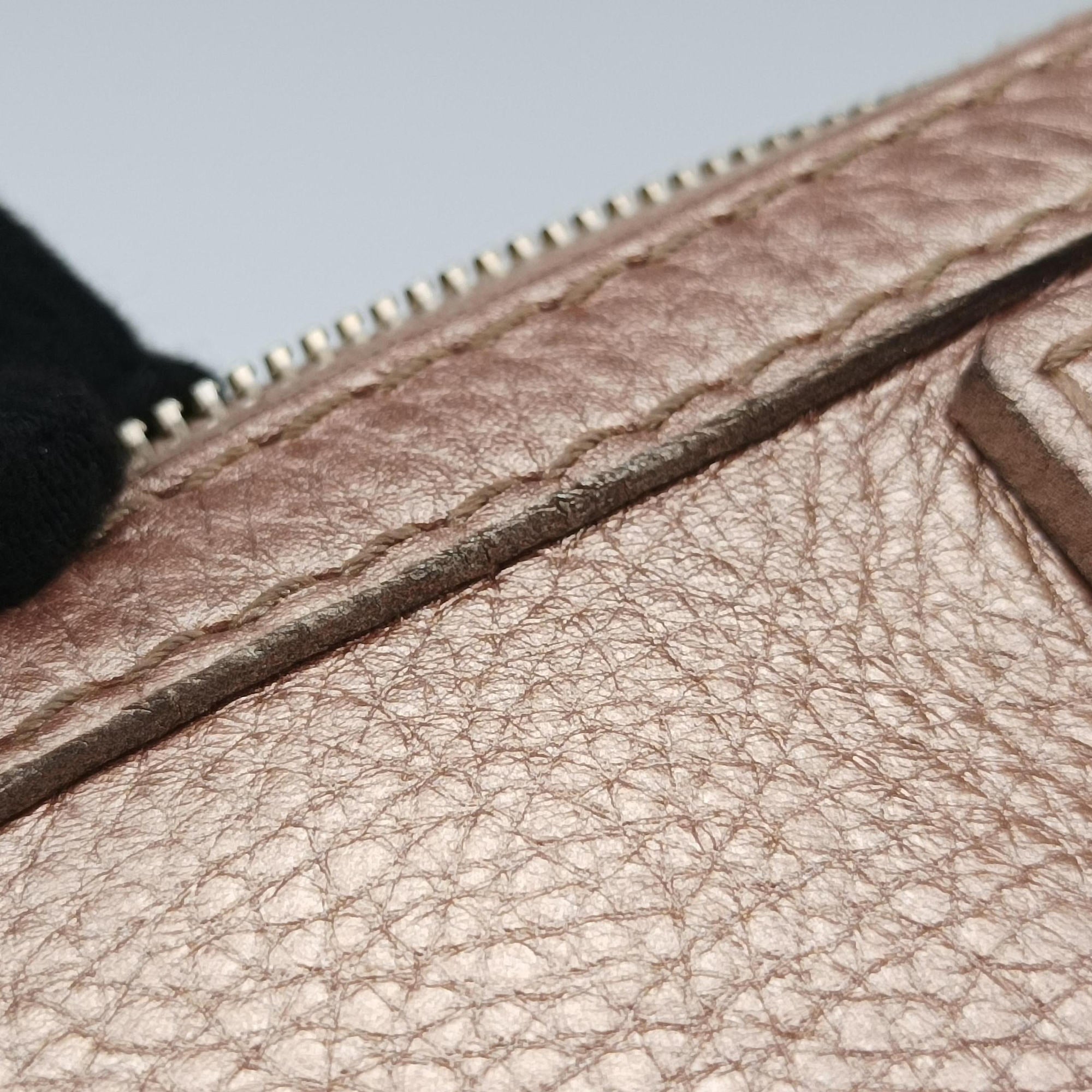 Pre-owned Gucci Bella pink leather 282300 shoulderbag | stylenewstar