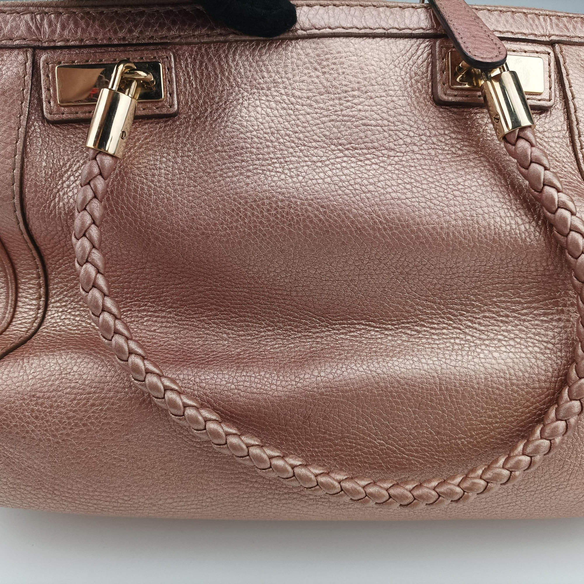 Pre-owned Gucci Bella pink leather 282300 shoulderbag | stylenewstar