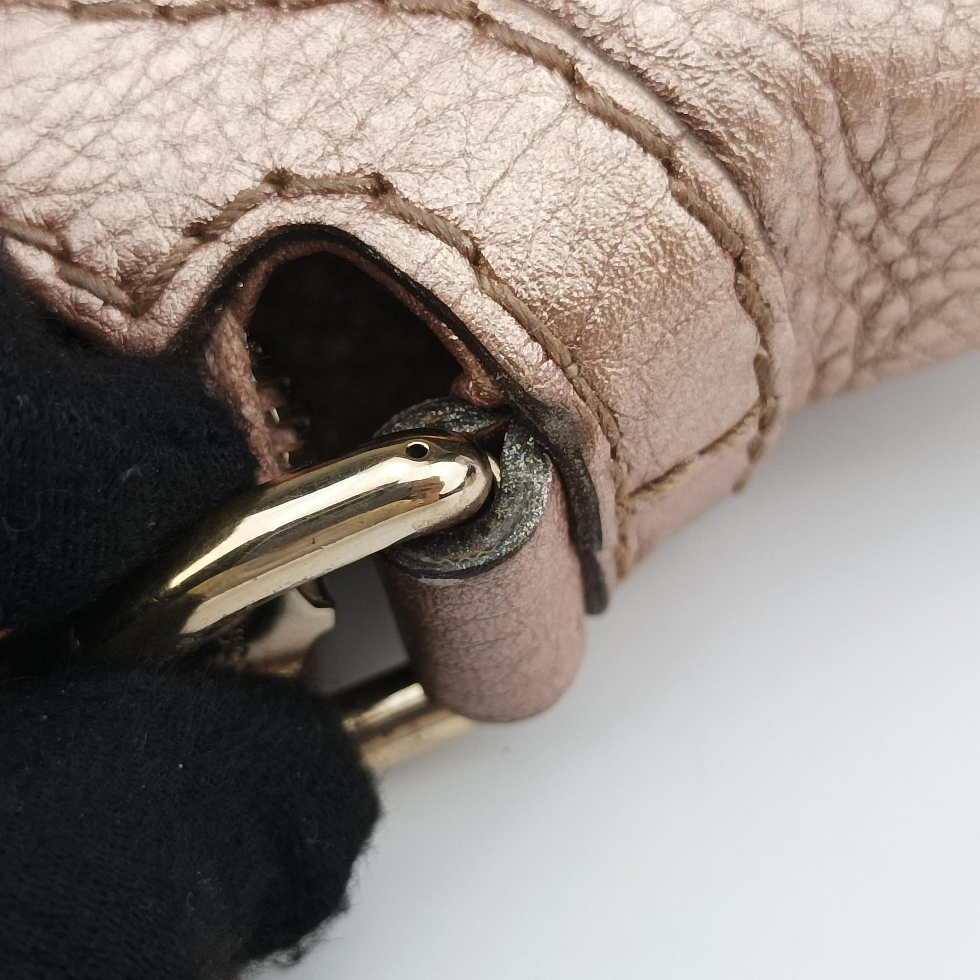 Pre-owned Gucci Bella pink leather 282300 shoulderbag | stylenewstar