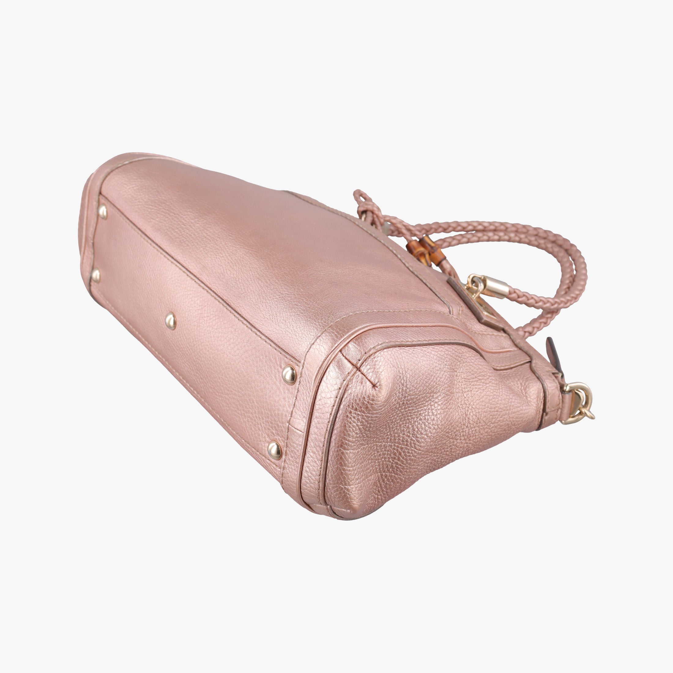 Pre-owned Gucci Bella pink leather 282300 shoulderbag | stylenewstar
