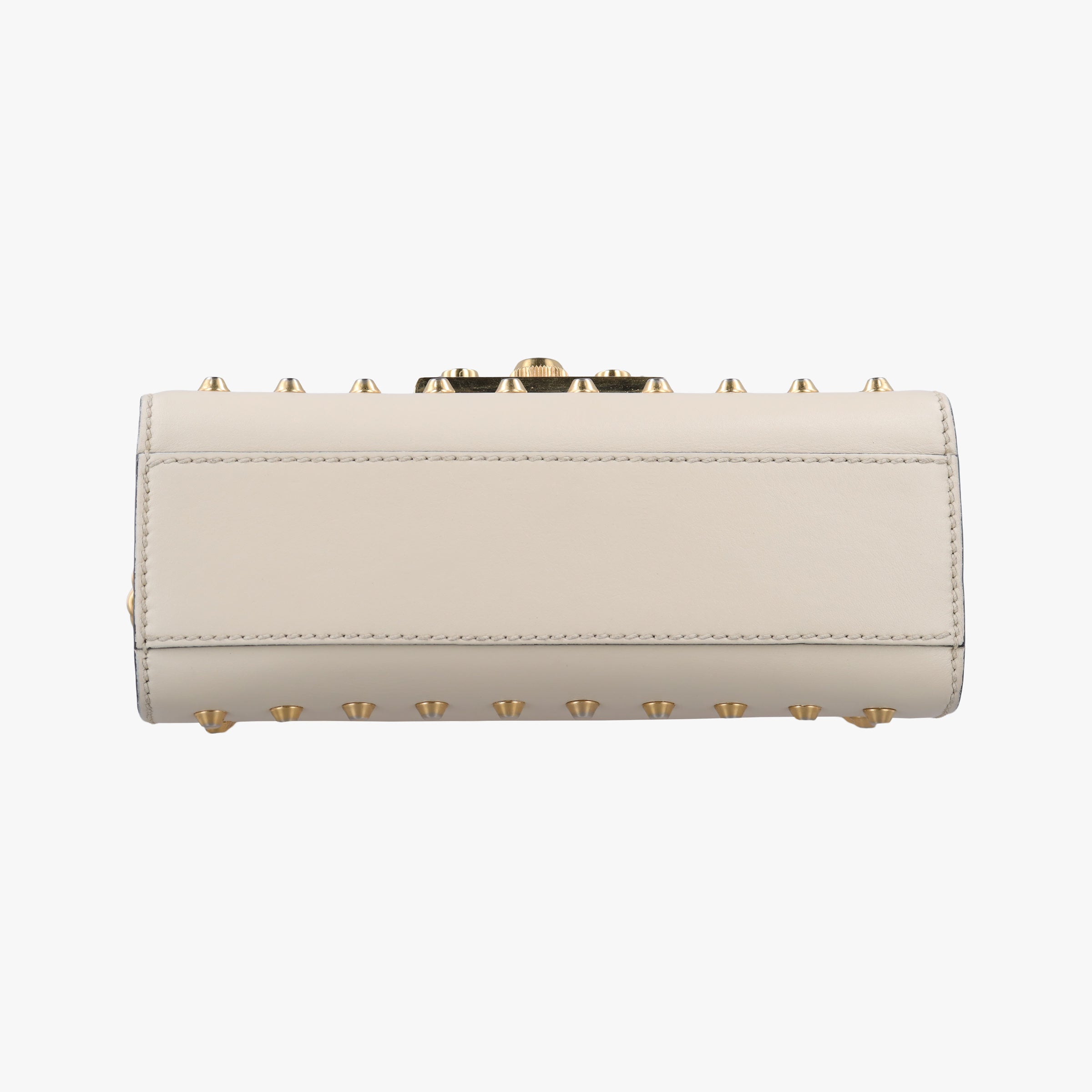Pre-owned Gucci Padlock White Leather 432182 shoulderbag | stylenewstar