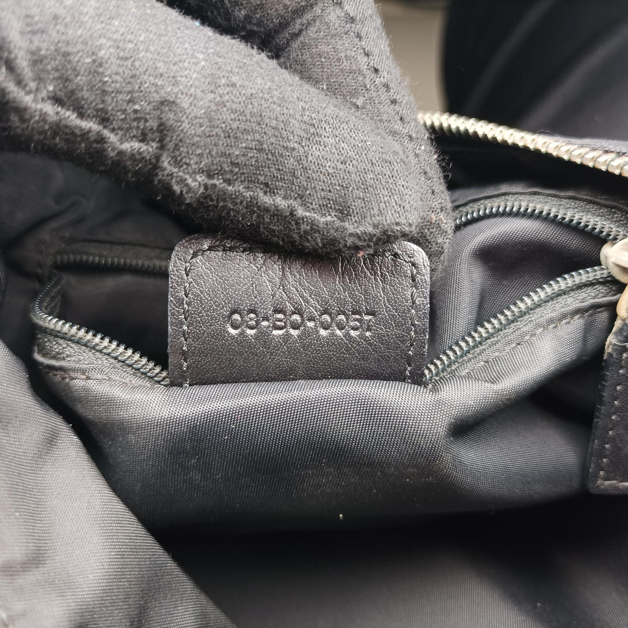 Secondhand Christian Dior Lovely Trotter Black Nylon×Leather  shoulderbag | stylenewstar