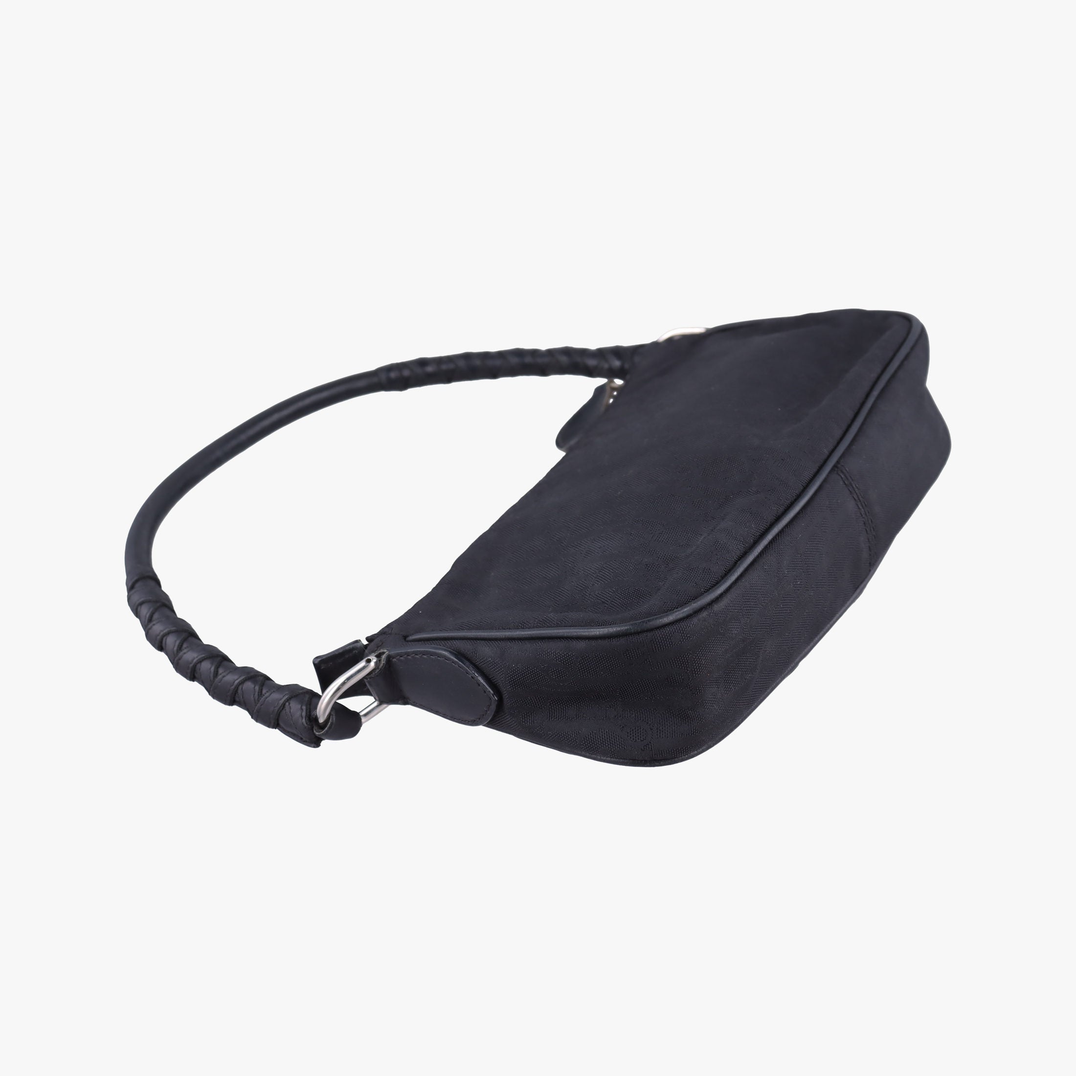 Secondhand Christian Dior Lovely Trotter Black Nylon×Leather  shoulderbag | stylenewstar