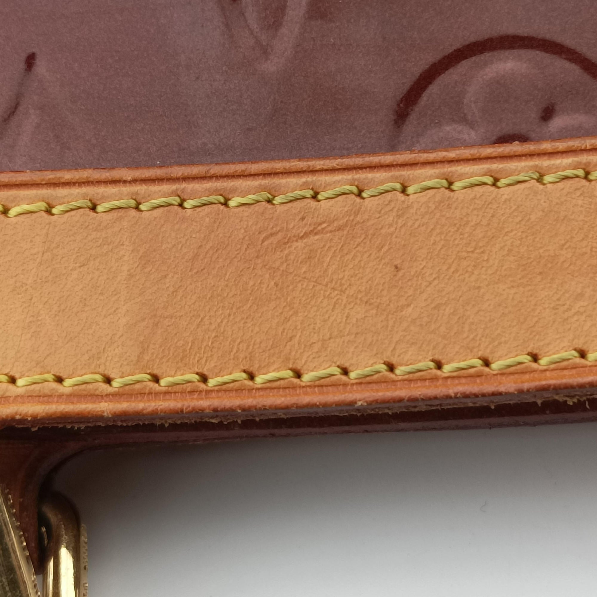 Pre-owned Louis Vuitton Brea MM AMARANTE Vernis M91619 handbag | stylenewstar