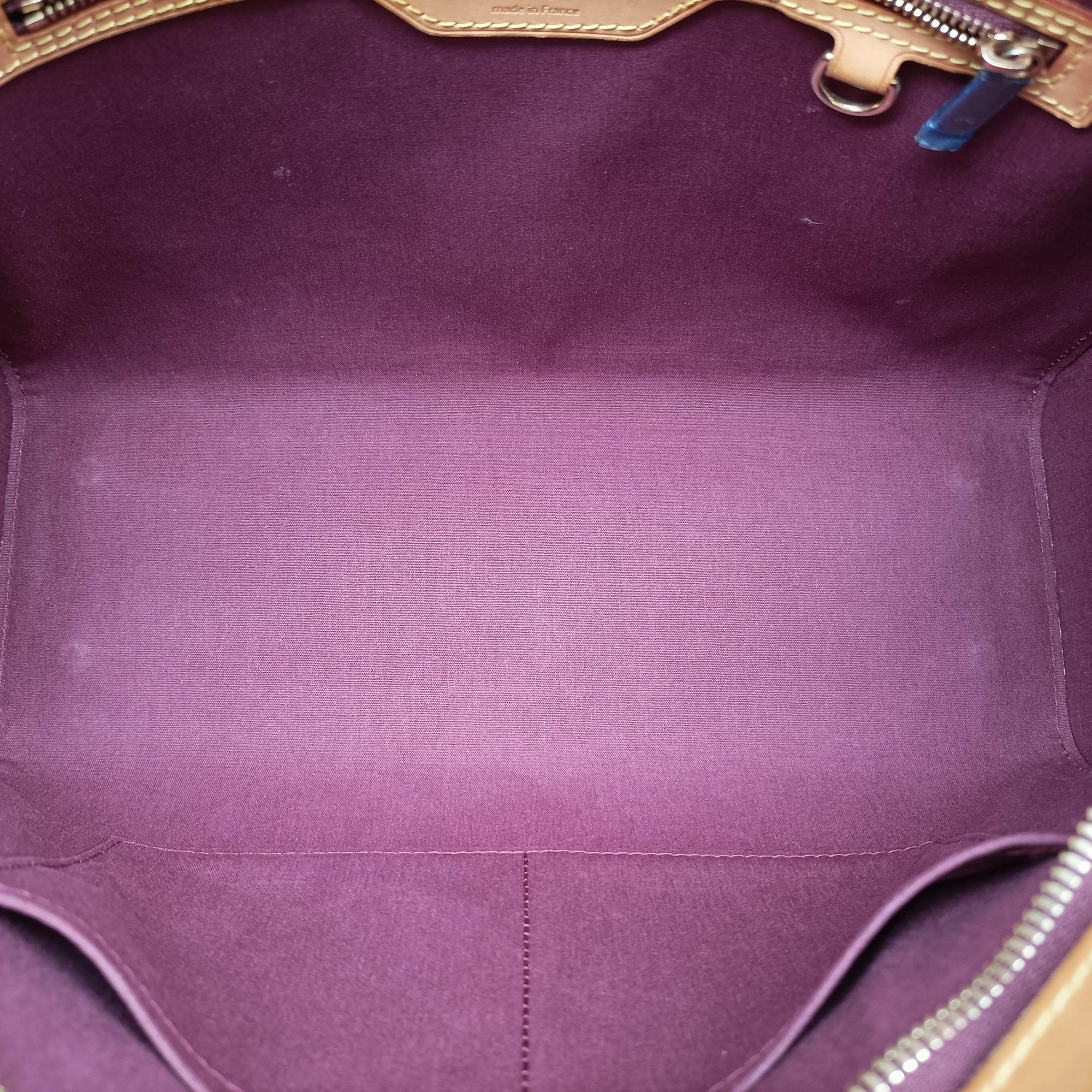 Pre-owned Louis Vuitton Brea MM AMARANTE Vernis M91619 handbag | stylenewstar