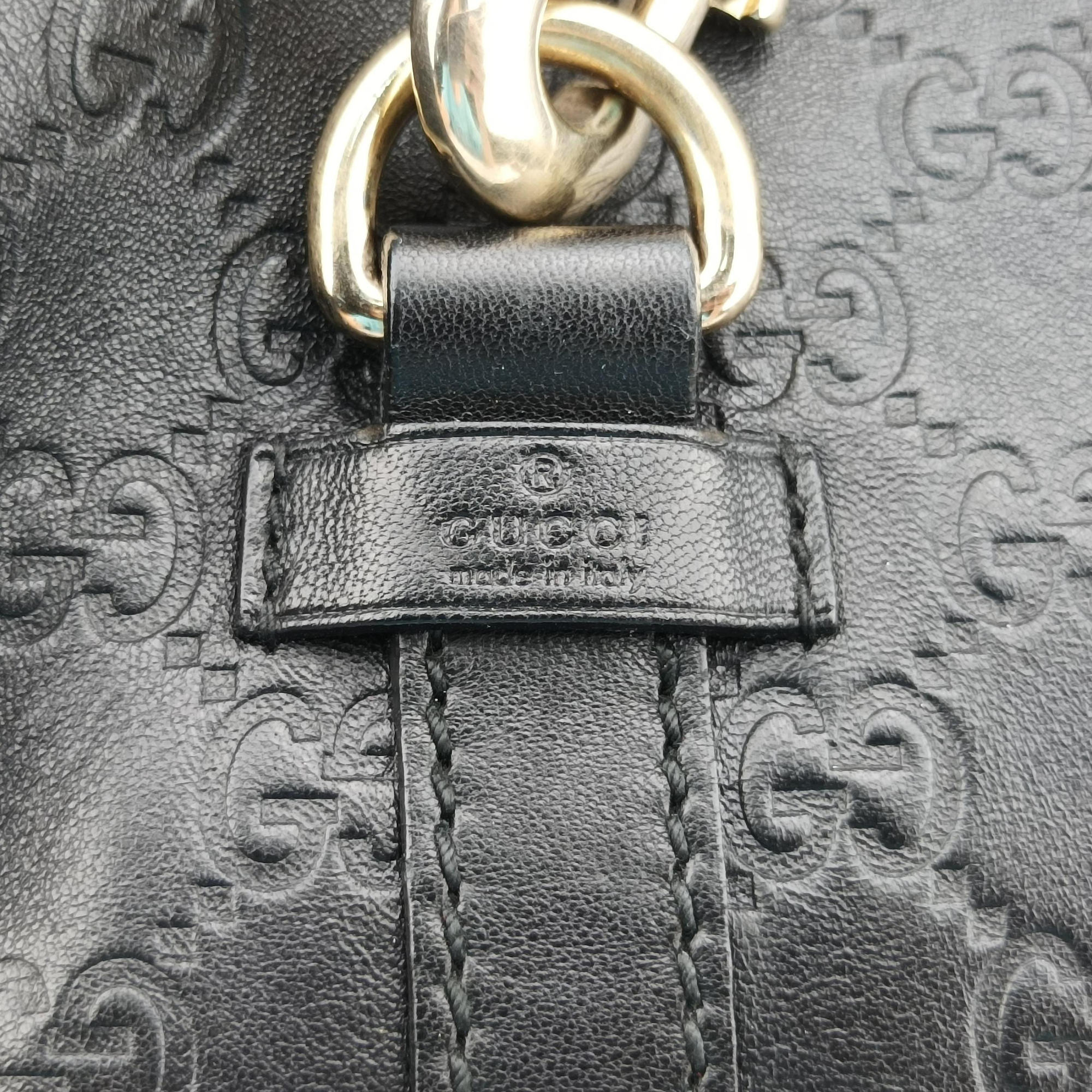 Pre-owned Gucci New Jackie Black Leather 203493 handbag | stylenewstar