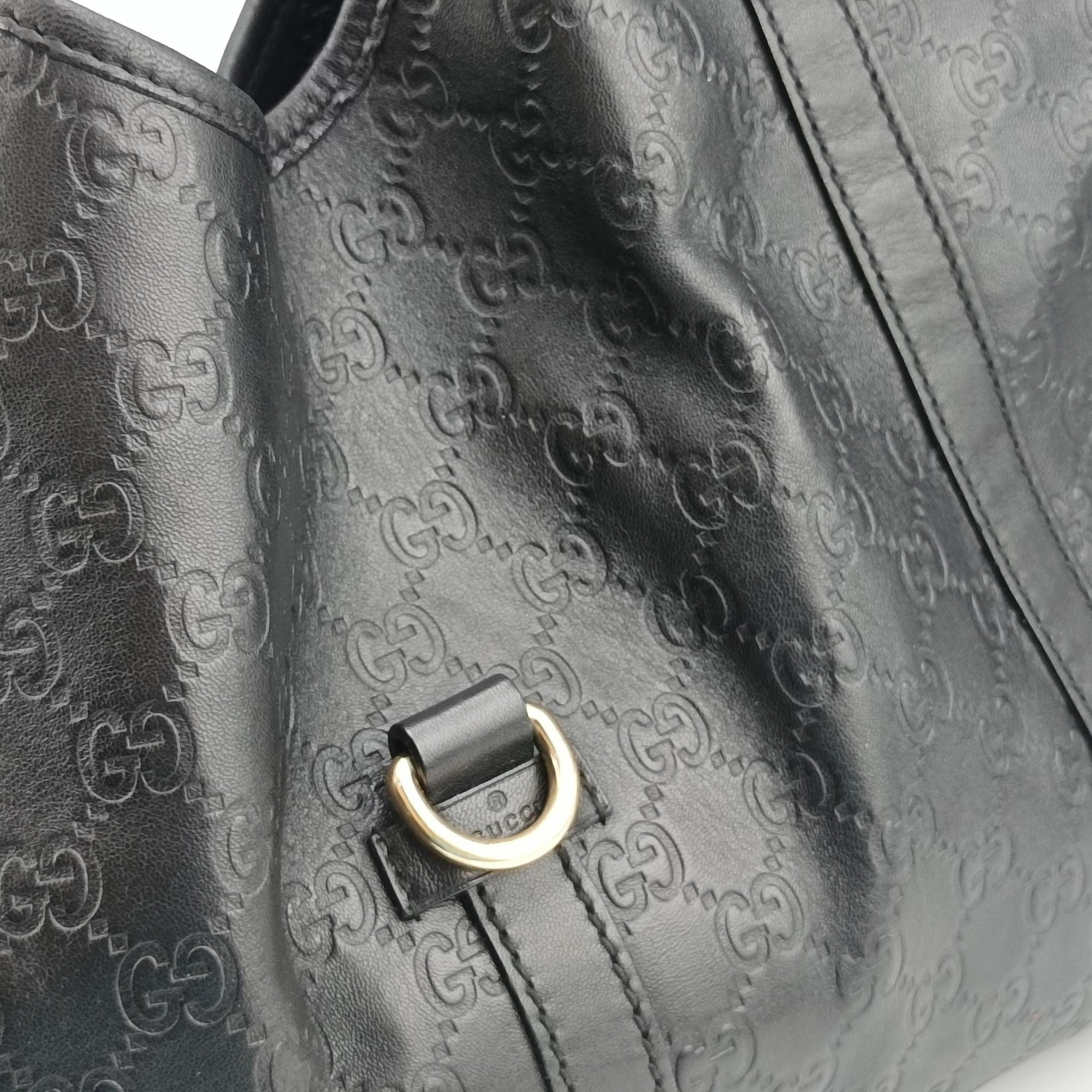 Pre-owned Gucci New Jackie Black Leather 203493 handbag | stylenewstar