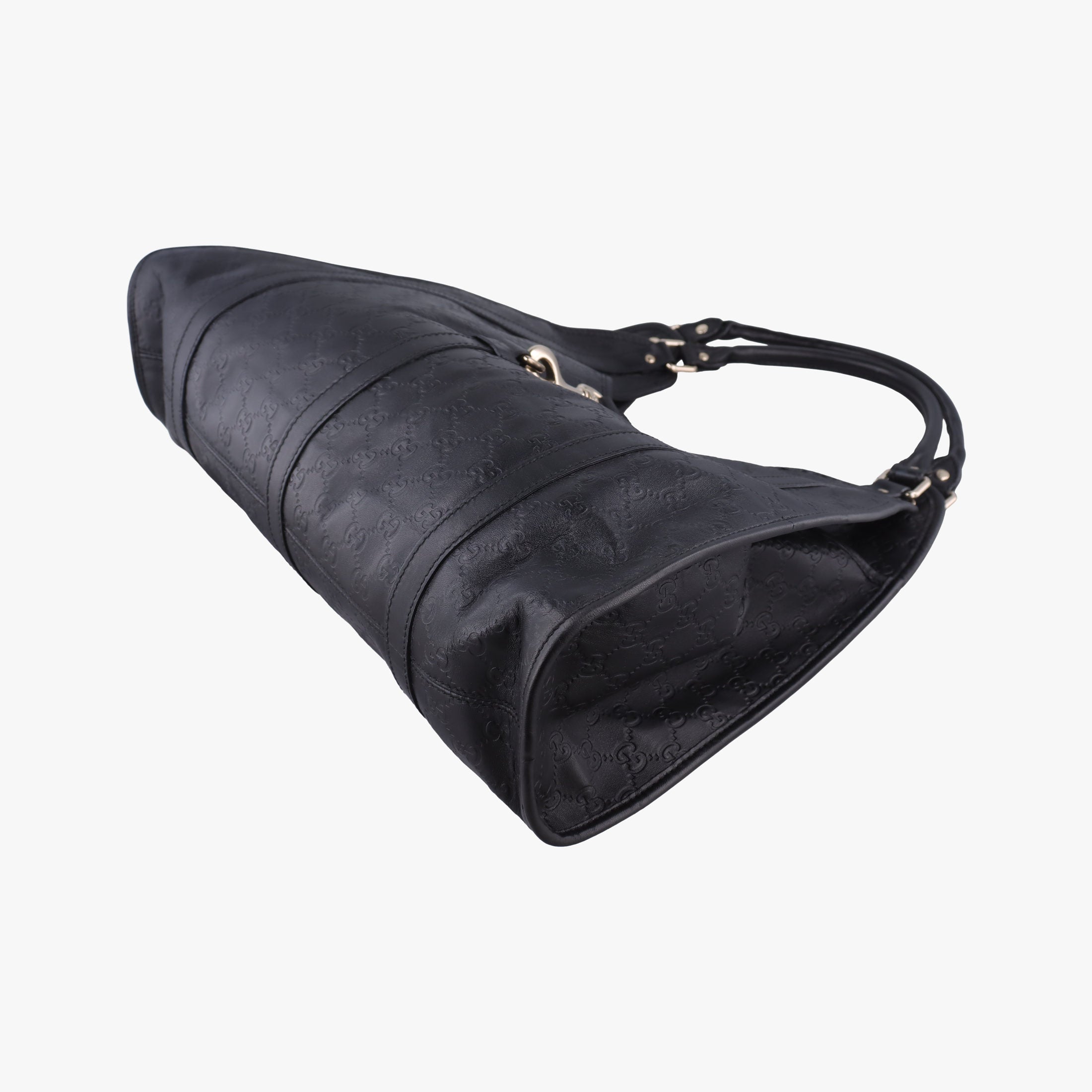 Pre-owned Gucci New Jackie Black Leather 203493 handbag | stylenewstar