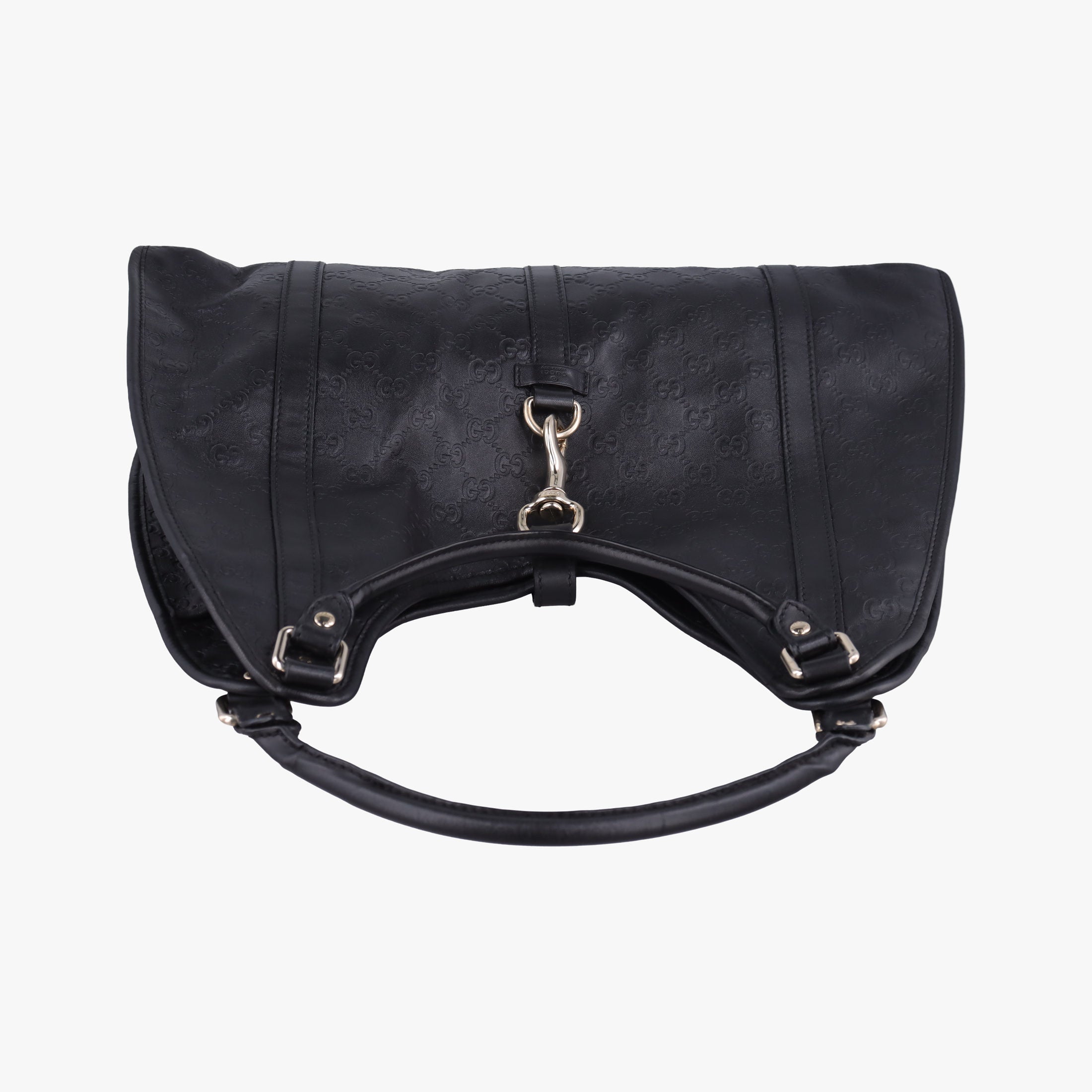Pre-owned Gucci New Jackie Black Leather 203493 handbag | stylenewstar
