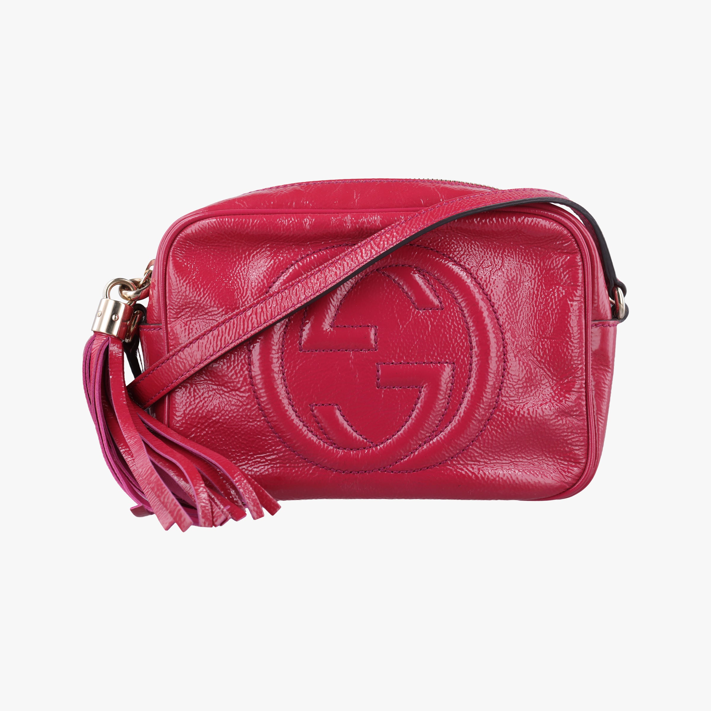 Secondhand Gucci Soho Red Patent 308364 shoulderbag | stylenewstar