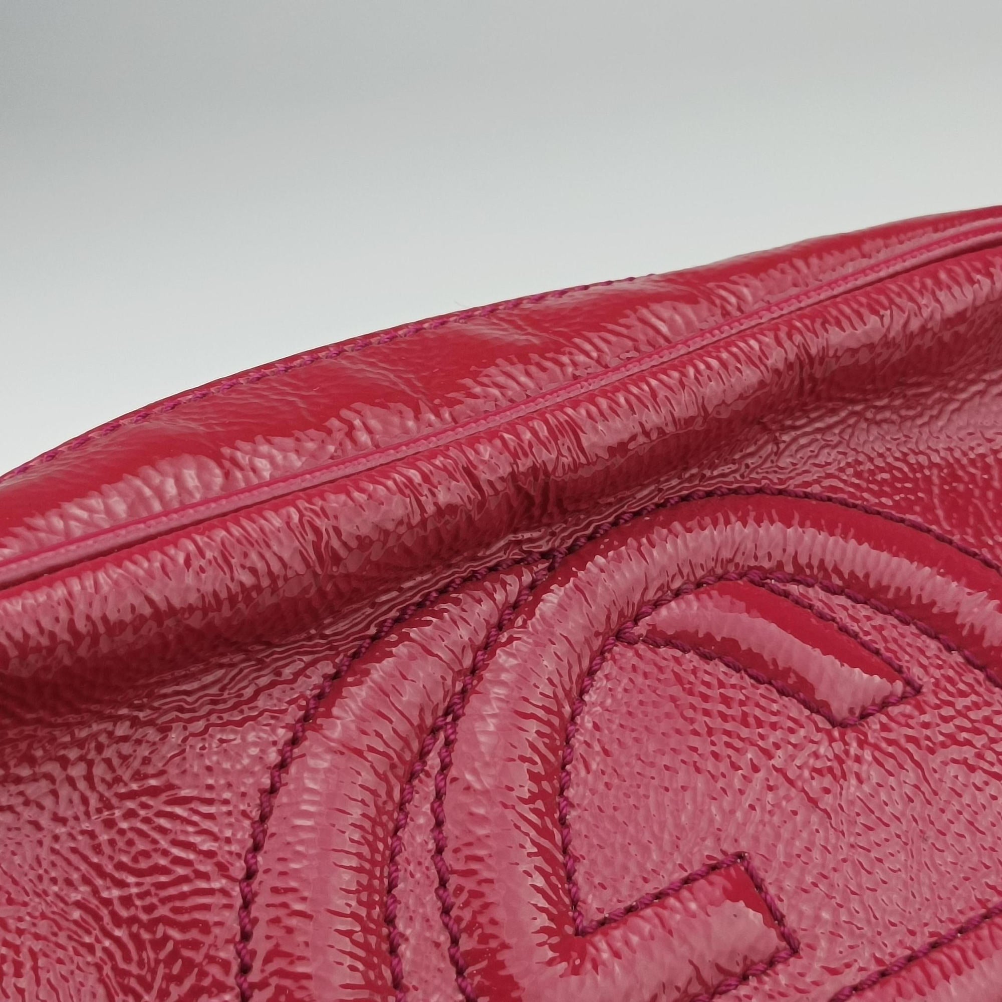 Secondhand Gucci Soho Red Patent 308364 shoulderbag | stylenewstar