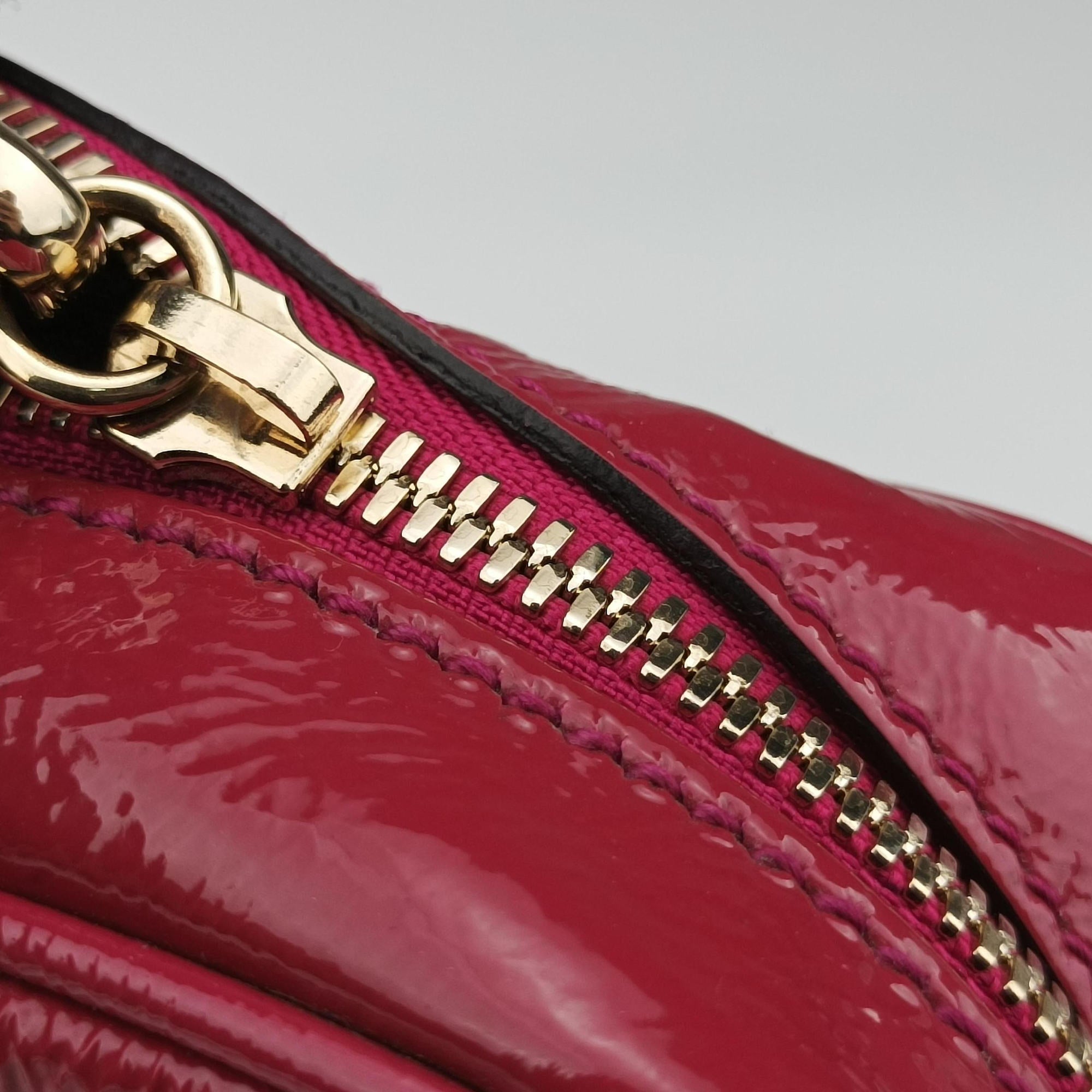 Secondhand Gucci Soho Red Patent 308364 shoulderbag | stylenewstar