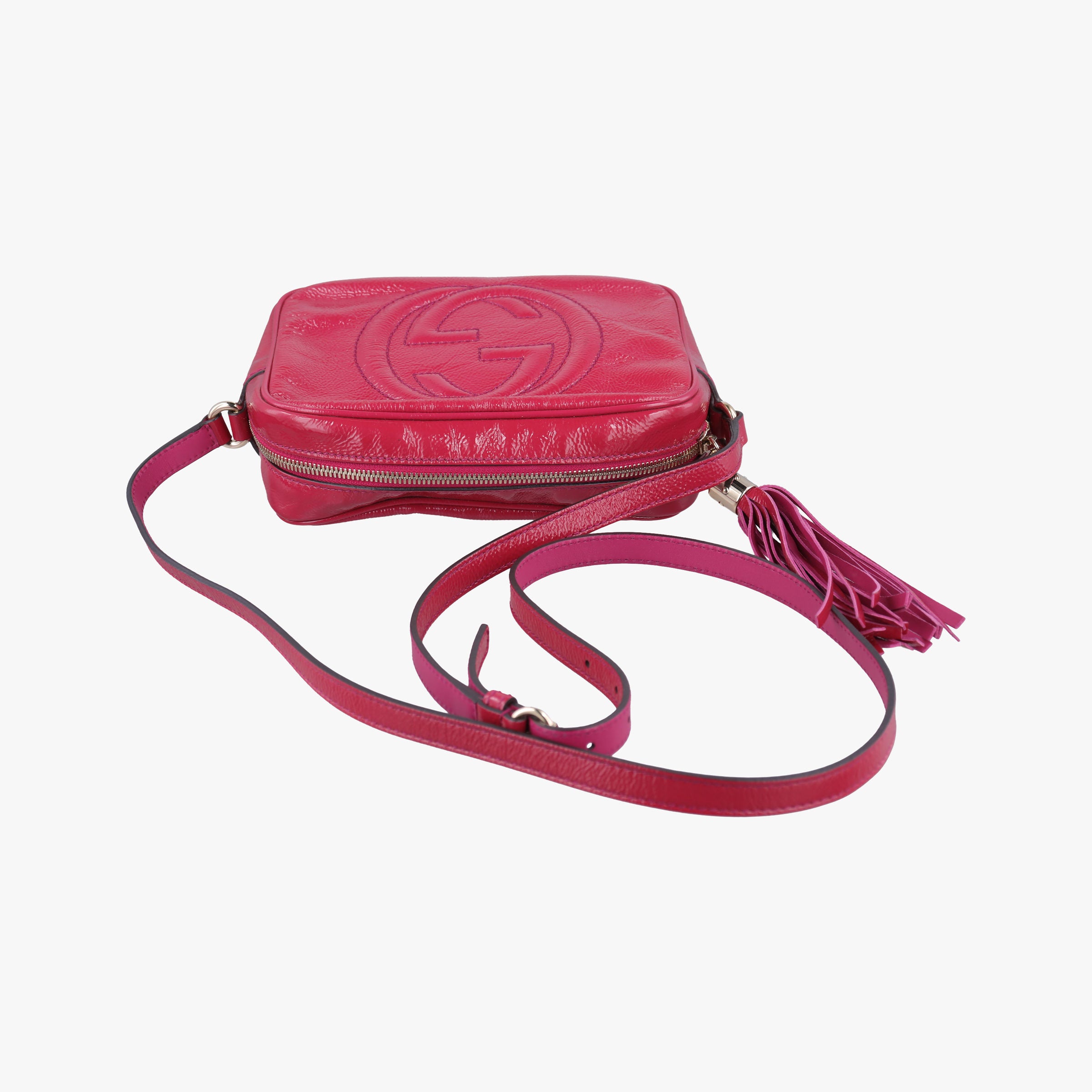 Secondhand Gucci Soho Red Patent 308364 shoulderbag | stylenewstar