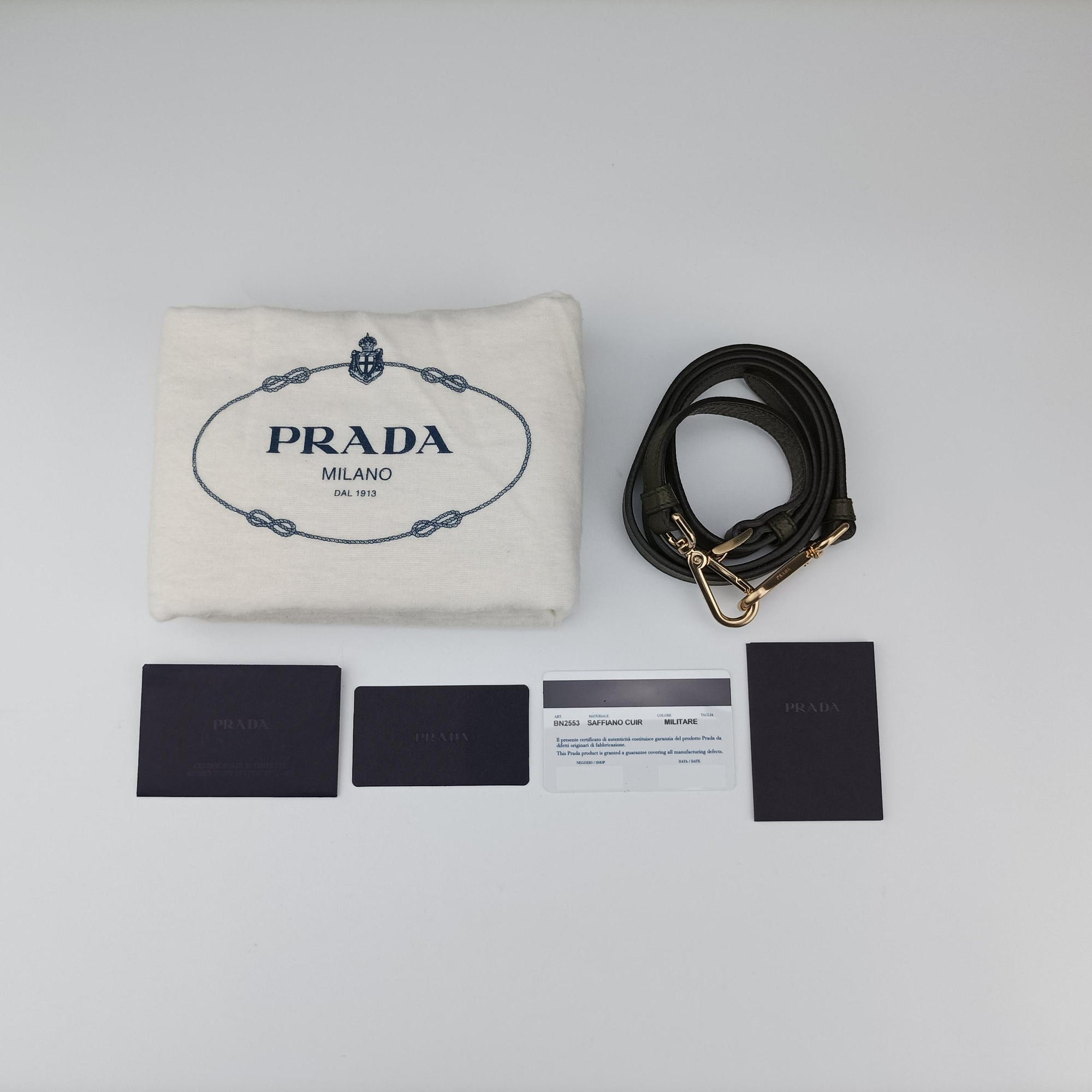 Pre-owned Prada Cuir Open Promenade Satchel Green SAFFIANO Leather  shoulderbag | stylenewstar