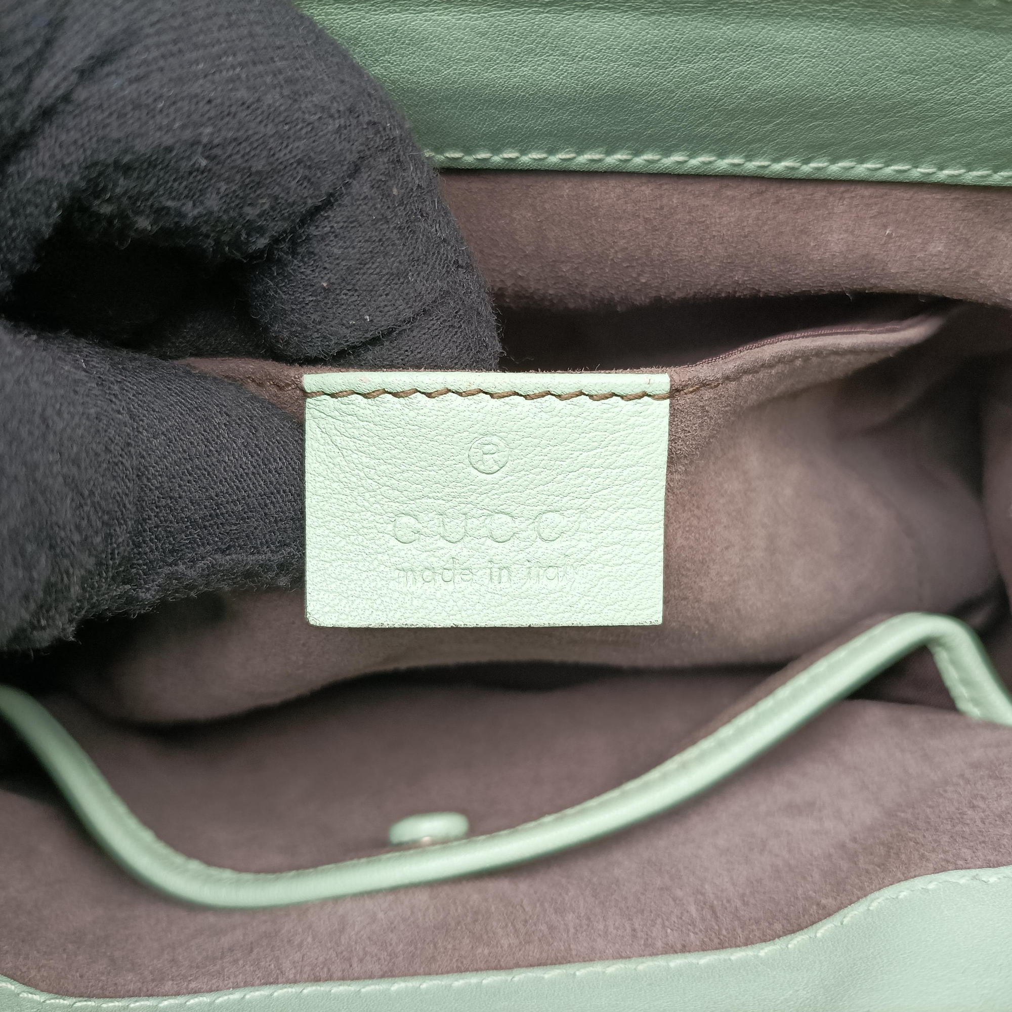 Pre-owned Gucci Bamboo Green Leather 353522 shoulderbag | stylenewstar