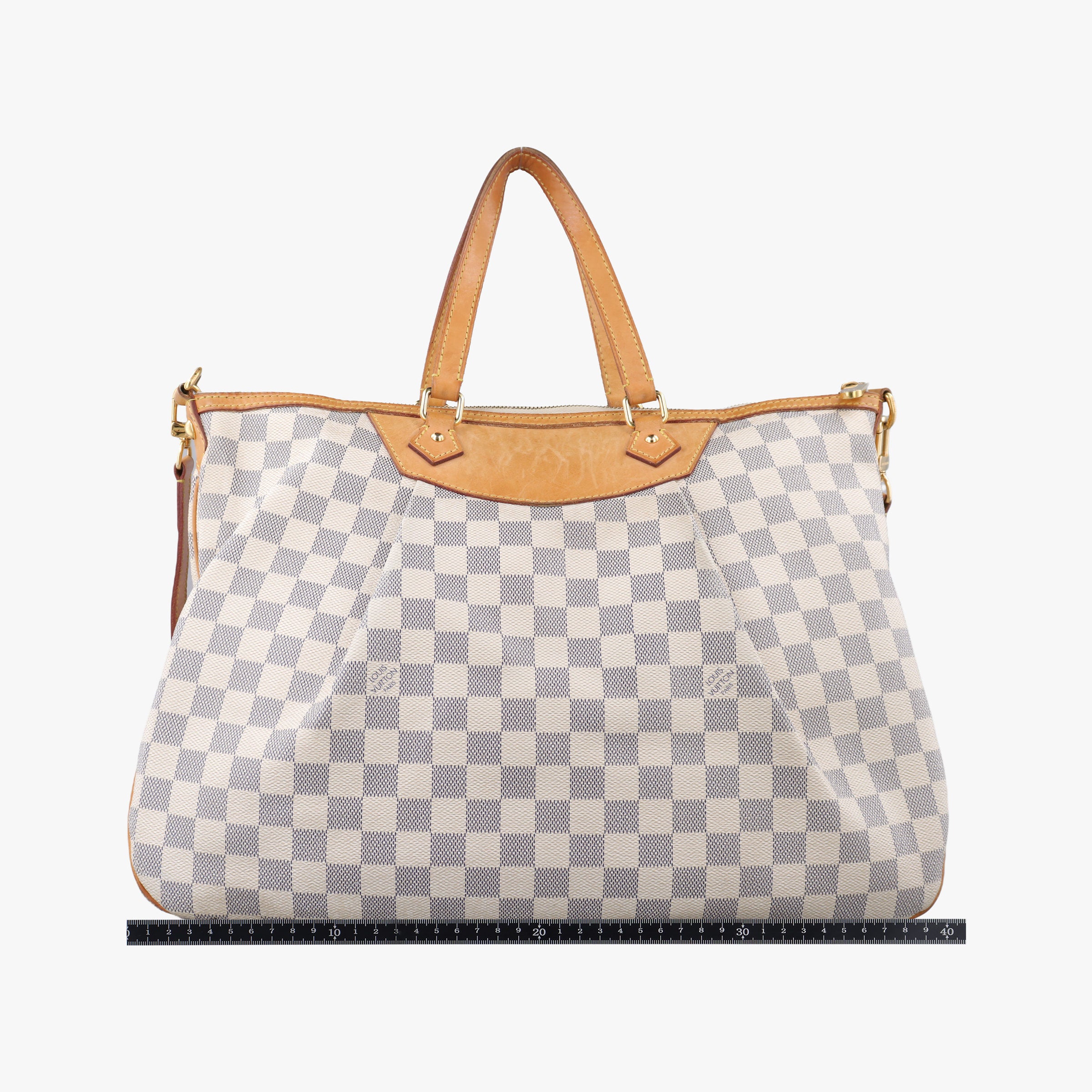 Pre-owned Louis Vuitton SIRACUSA GM AZUR Damier Canvas N41111 shoulderbag | stylenewstar