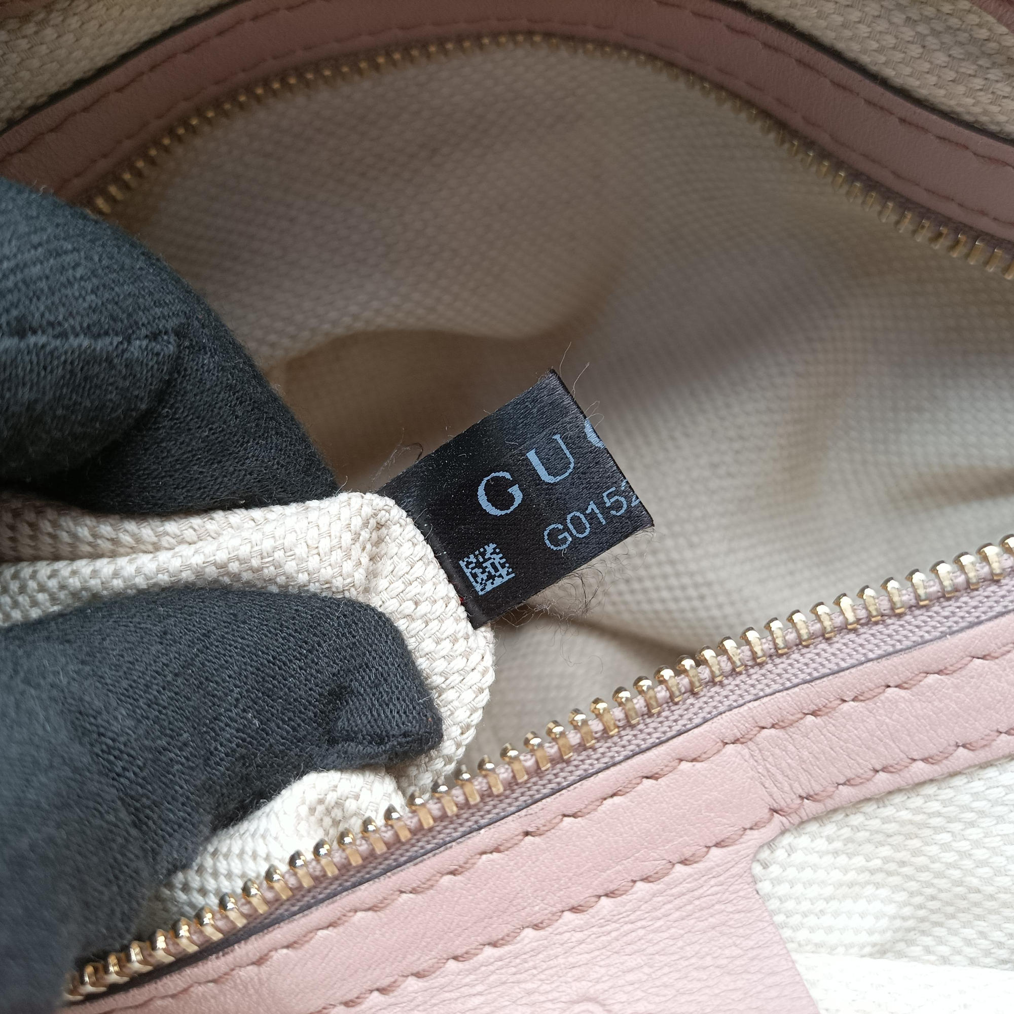 Pre-owned Gucci Soho Beige Patent Leather 308362 shoulderbag | stylenewstar