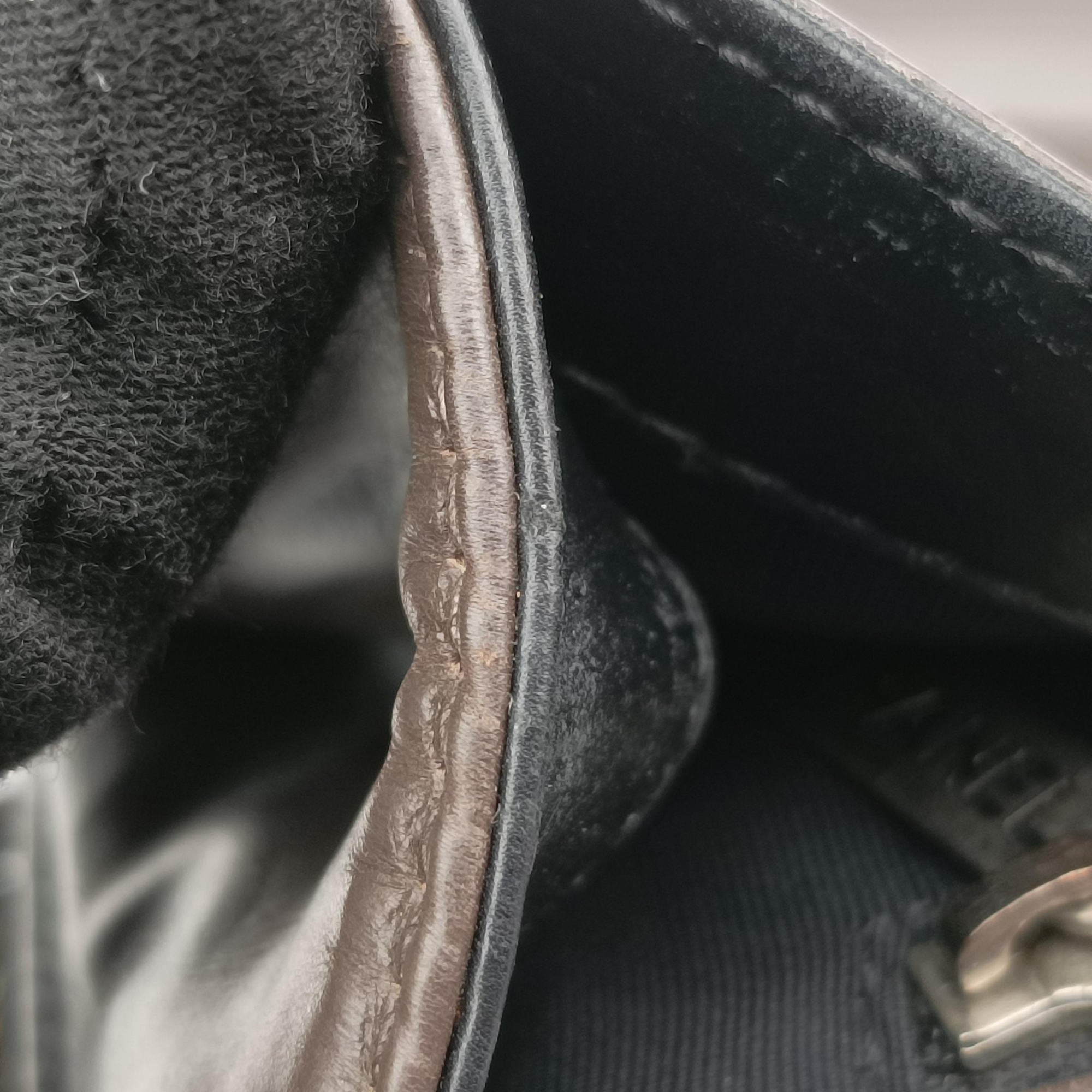 Vintage Chanel BOY CHANEL Black×Brown Leather A66713 shoulderbag | stylenewstar