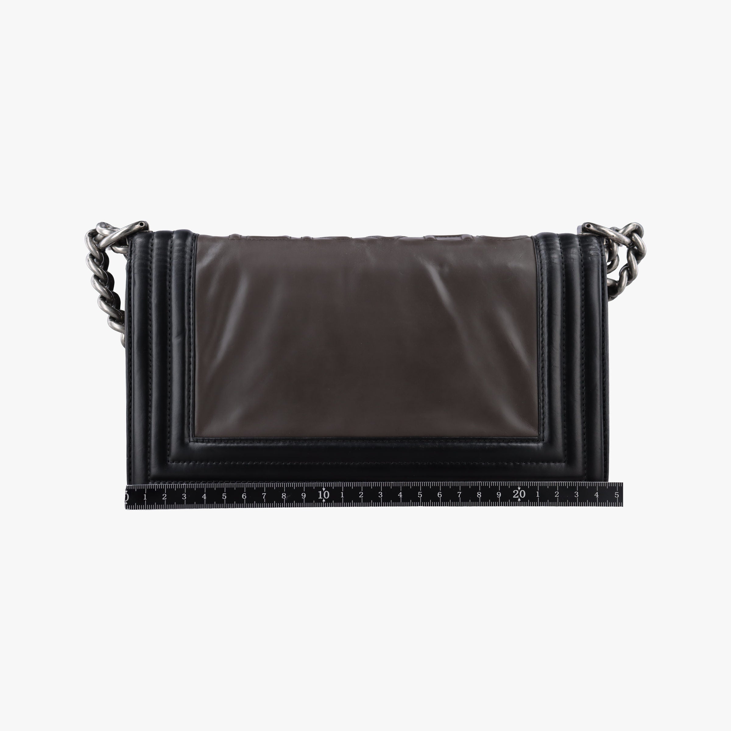 Vintage Chanel BOY CHANEL Black×Brown Leather A66713 shoulderbag | stylenewstar