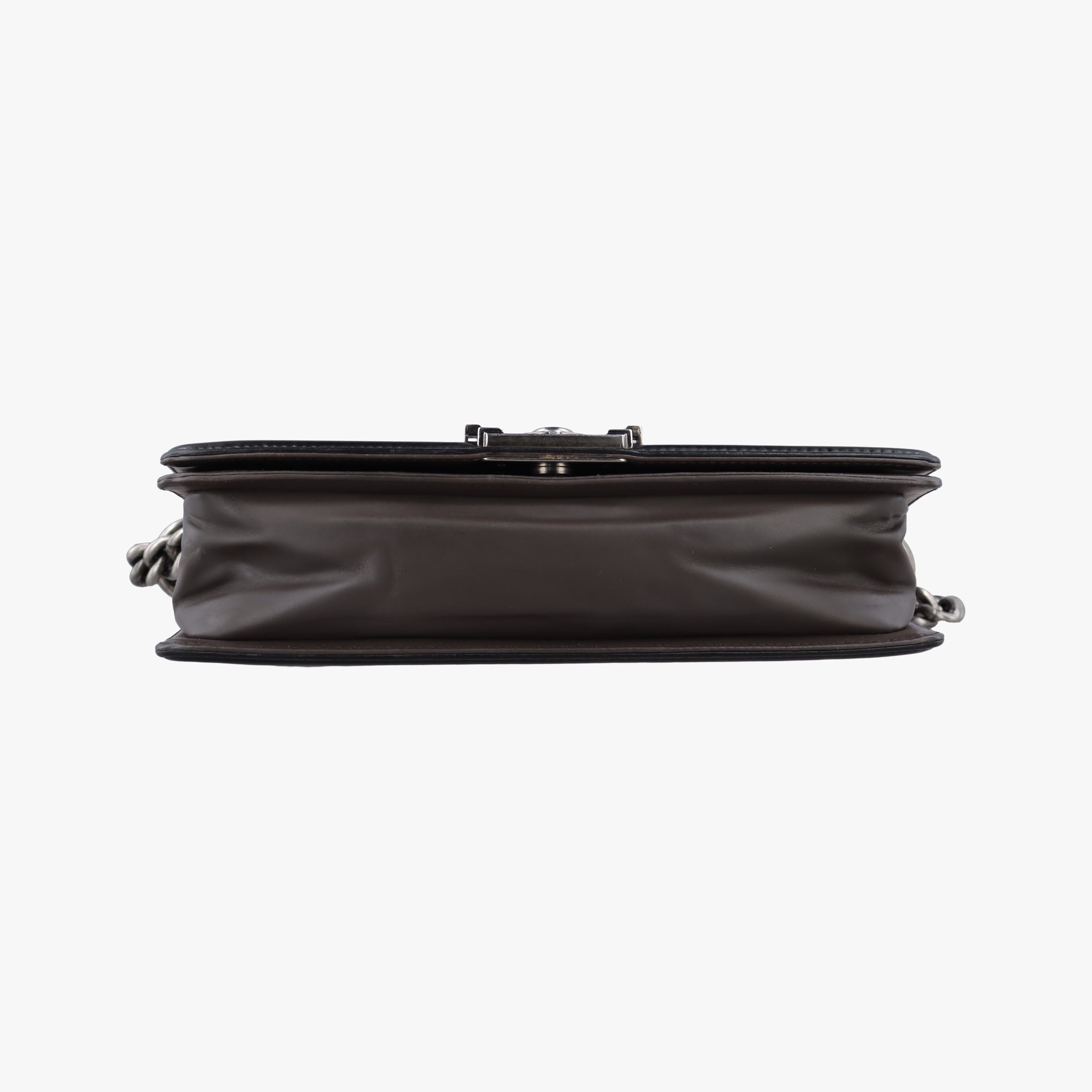 Vintage Chanel BOY CHANEL Black×Brown Leather A66713 shoulderbag | stylenewstar