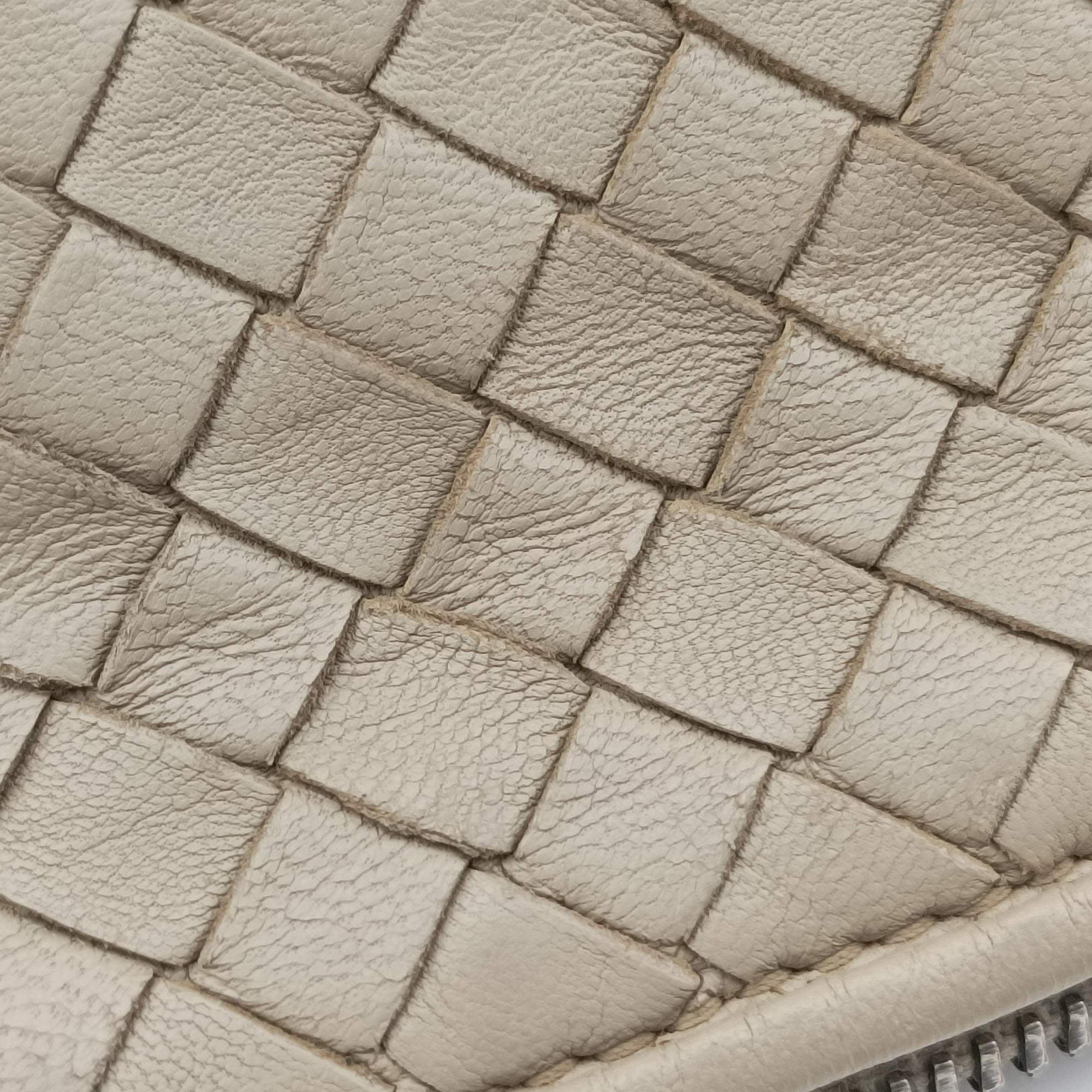 Pre-owned Bottega Veneta Nodini Beige lambskin  shoulderbag | stylenewstar