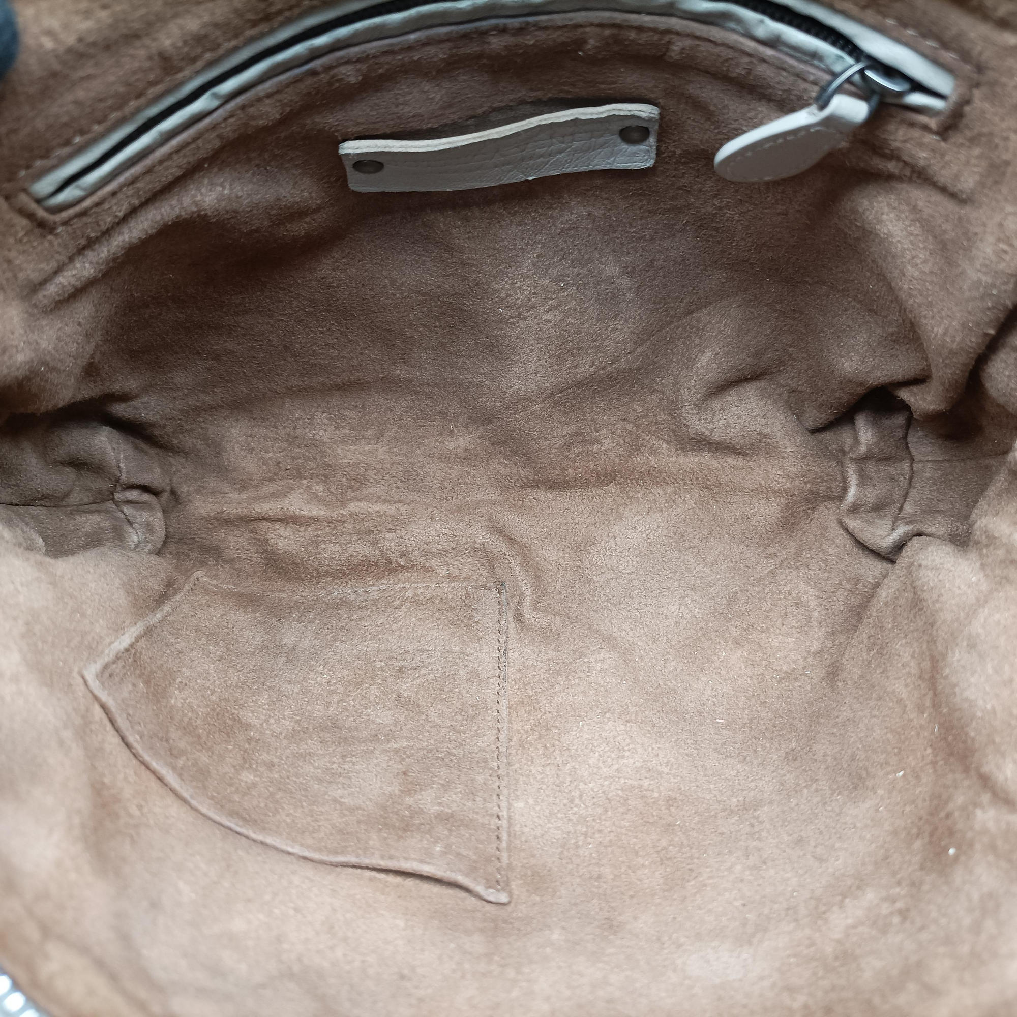 Pre-owned Bottega Veneta Nodini Beige lambskin  shoulderbag | stylenewstar