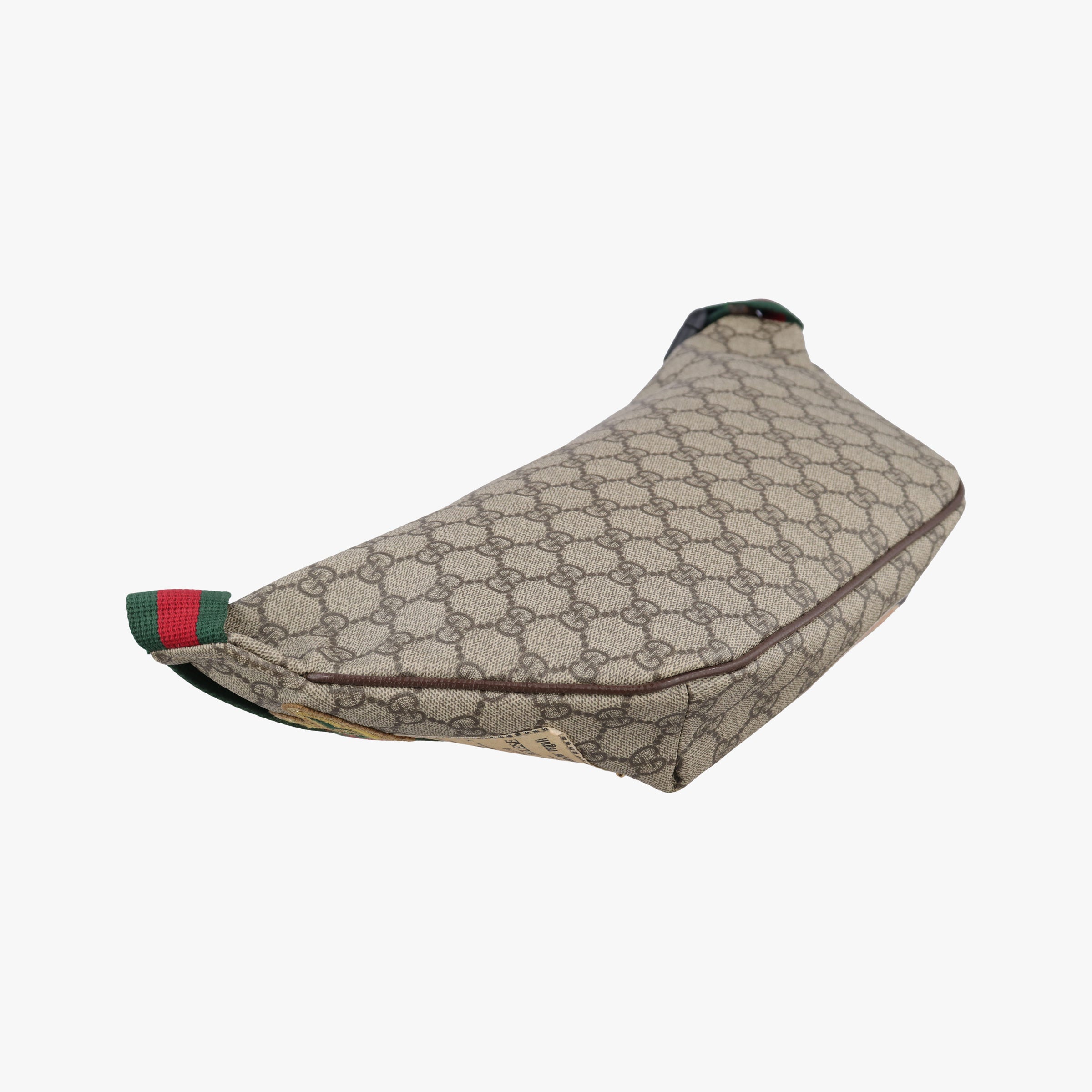 Pre-owned Gucci GG Supreme Courrier beige×Multi PVC coated canvas 529711 bum bag/waist bag | stylenewstar