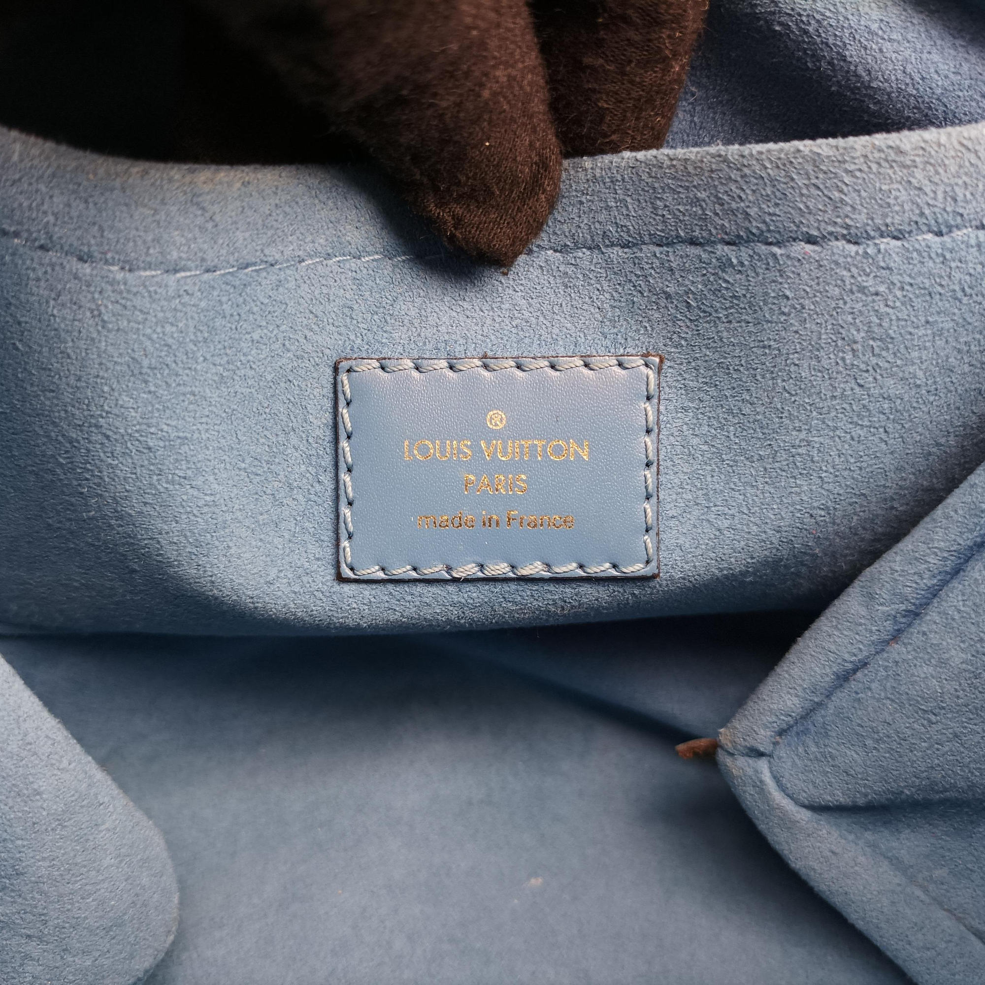 Secondhand Louis Vuitton Locky BB BLEU JEAN Epi M53159 shoulderbag | stylenewstar