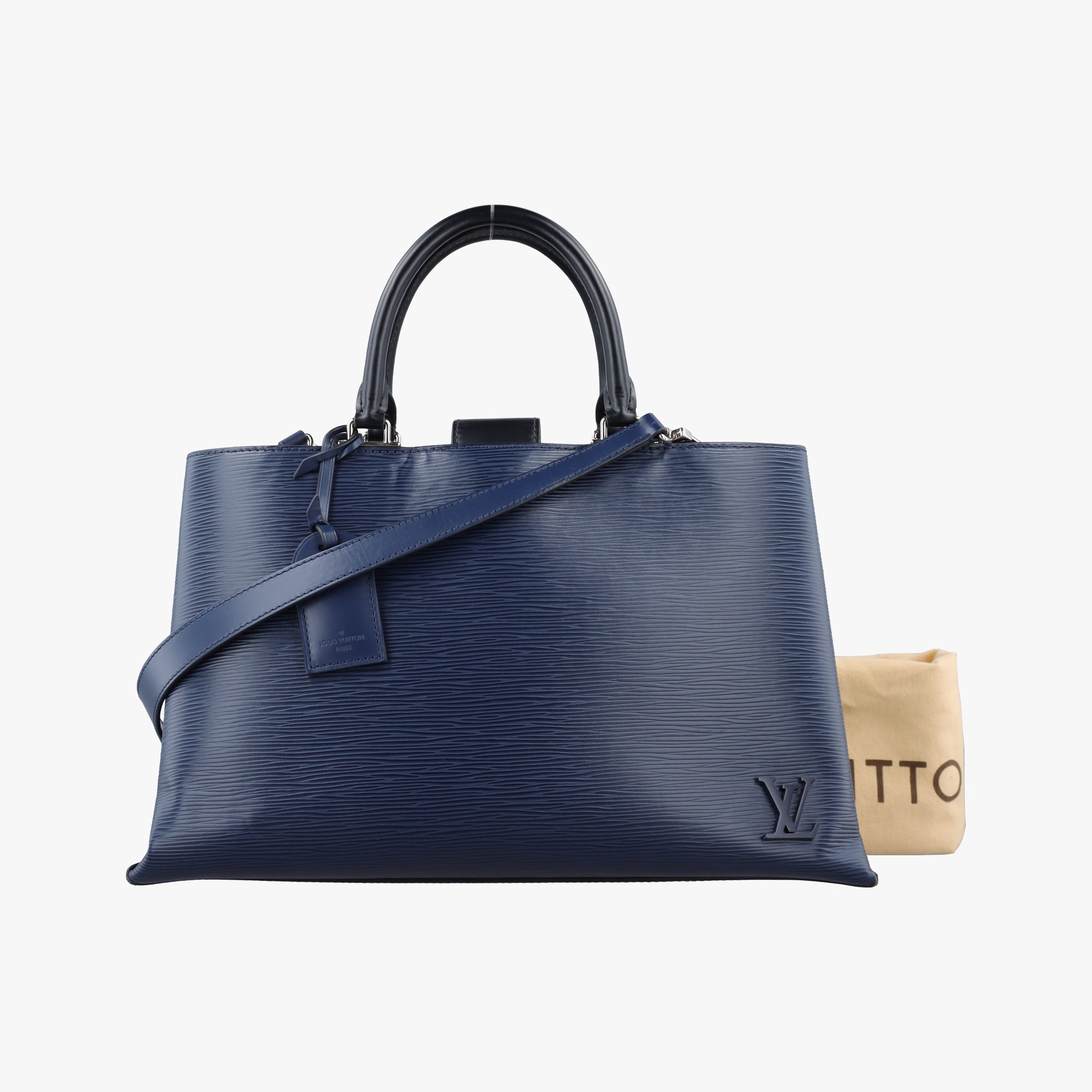 Secondhand Louis Vuitton Clevertal MM Indigo Blue Epi M51328 shoulderbag | stylenewstar