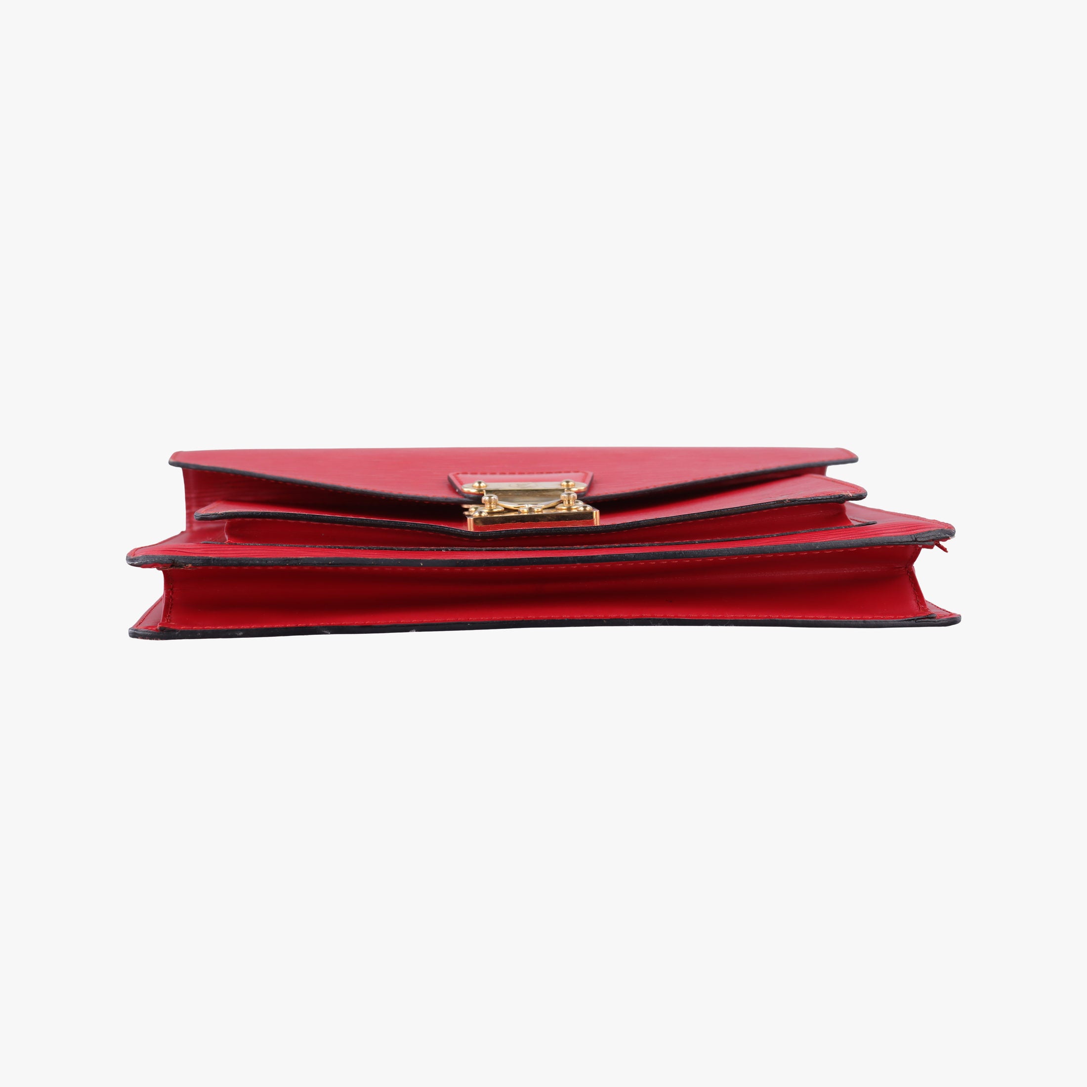 Secondhand Louis Vuitton MONCEAU Castilian Red Epi M52122 shoulderbag | stylenewstar