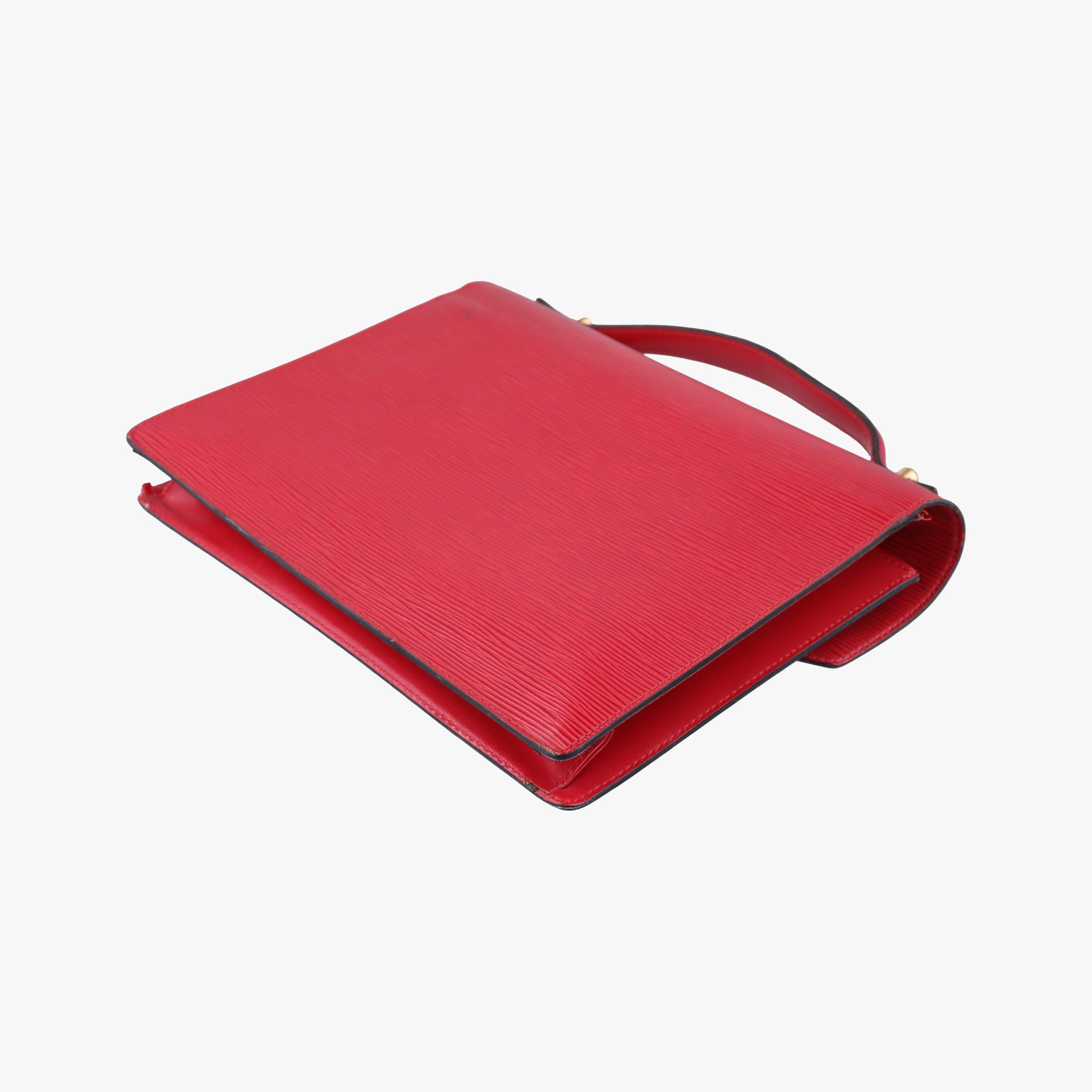 Secondhand Louis Vuitton MONCEAU Castilian Red Epi M52122 shoulderbag | stylenewstar